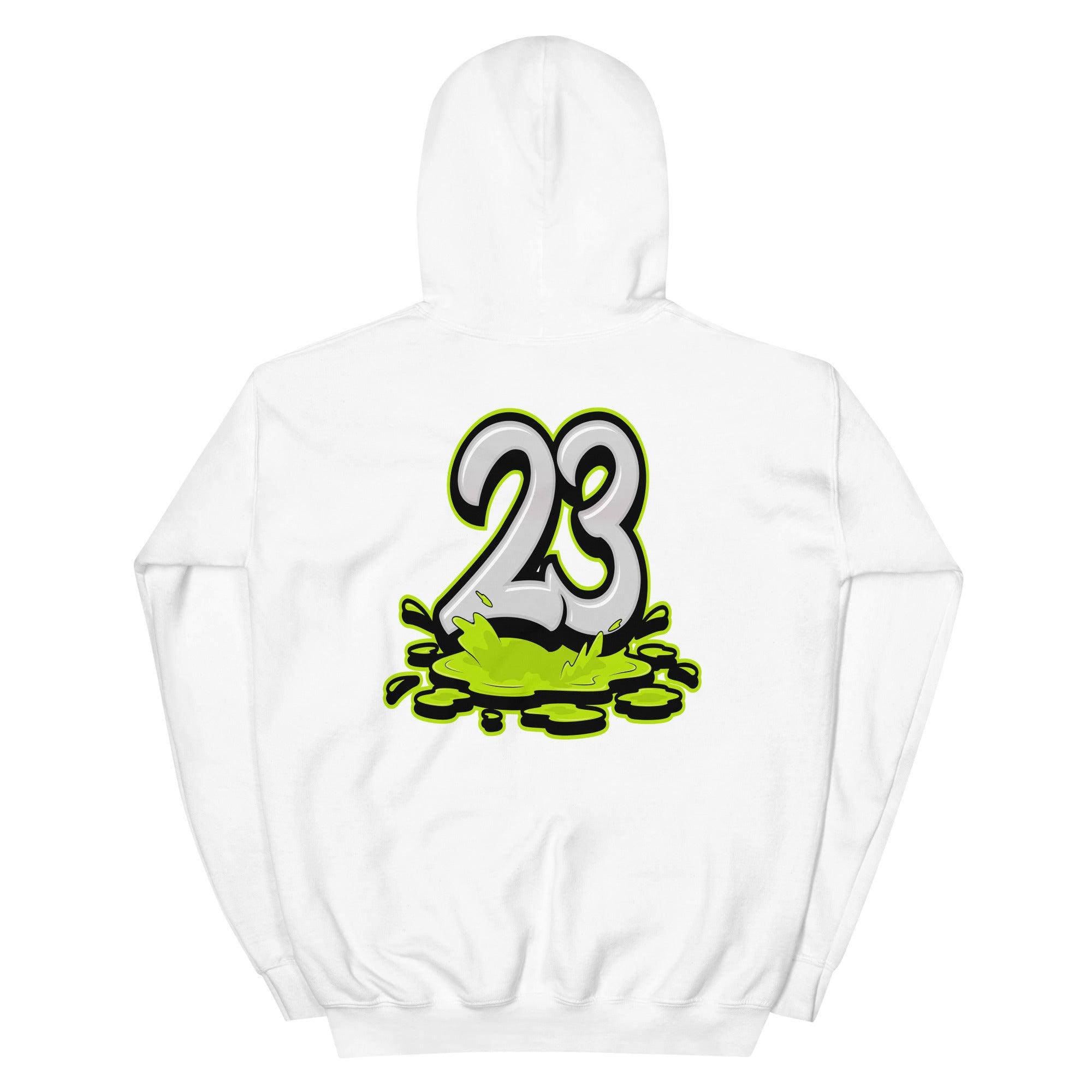 White 23 Melting Hoodie AJ 1 High OG Visionaire photo