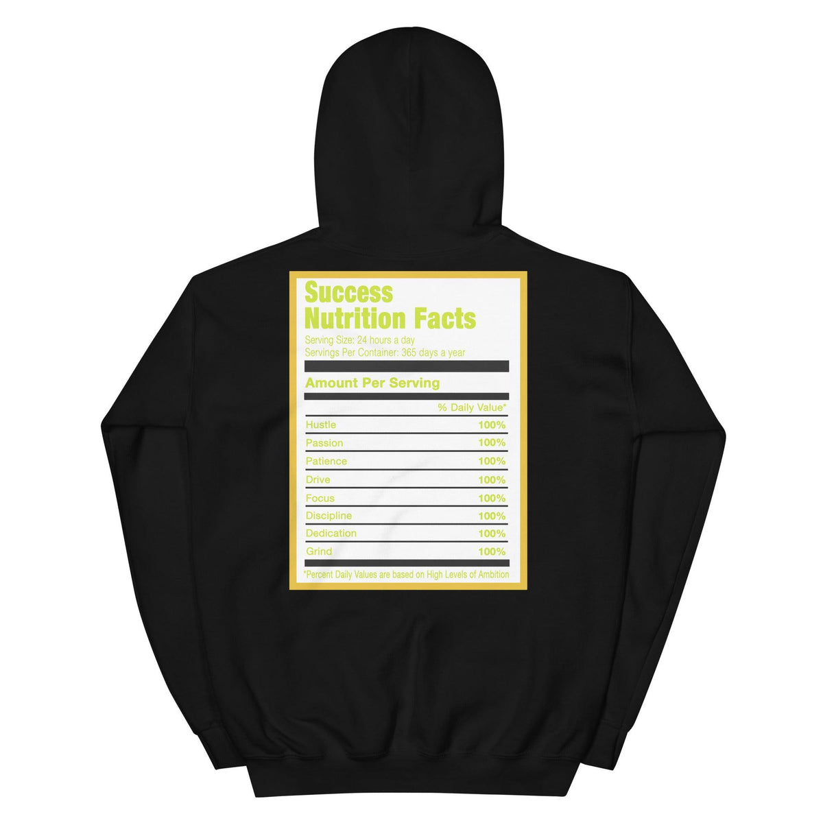 Success Nutrition Hoodie AJ 1 Retro High White Black Volt University Gold Sneakers photo