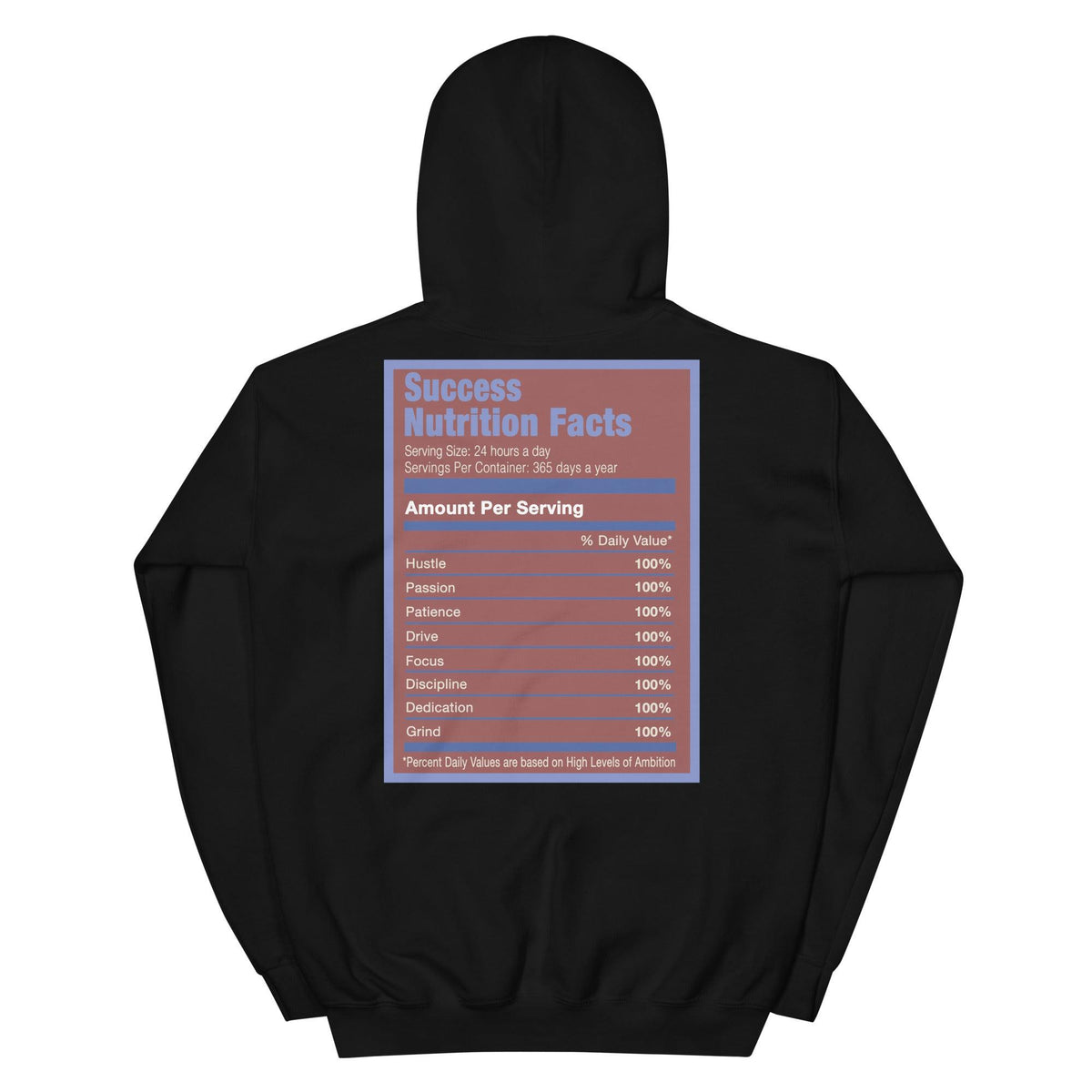 Black Success Nutrition Hoodie AJ 1 High Zoom Team Red photo