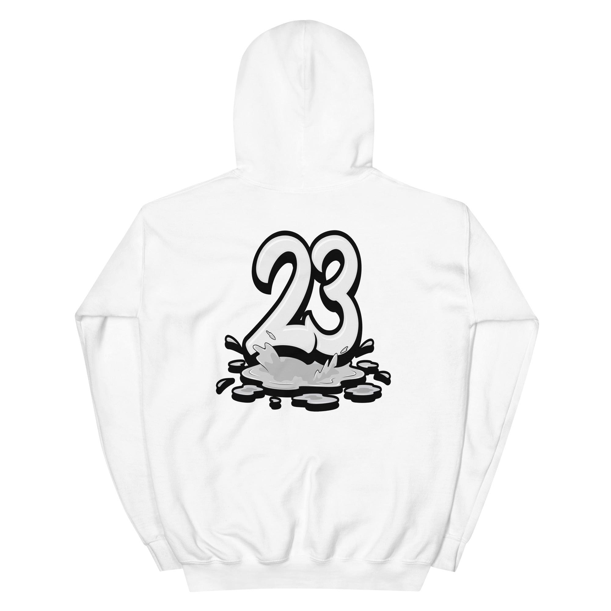 White 23 Melting Hoodie AJ 1 Low Shadow Toe photo