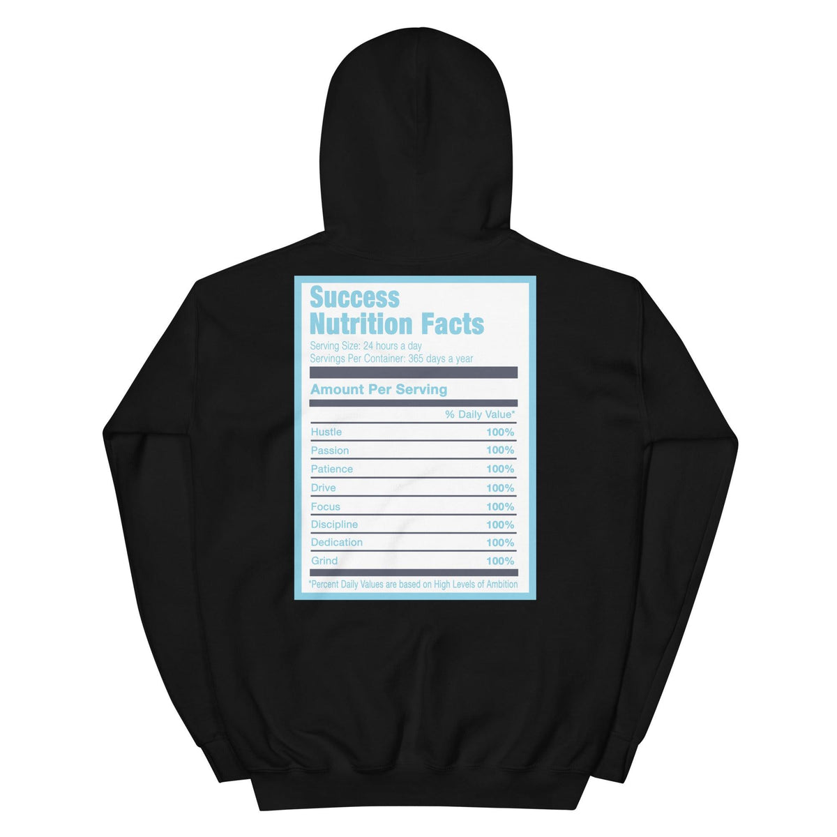 Black Success Nutrition Hoodie AJ 1 Low UNC 2021 photo