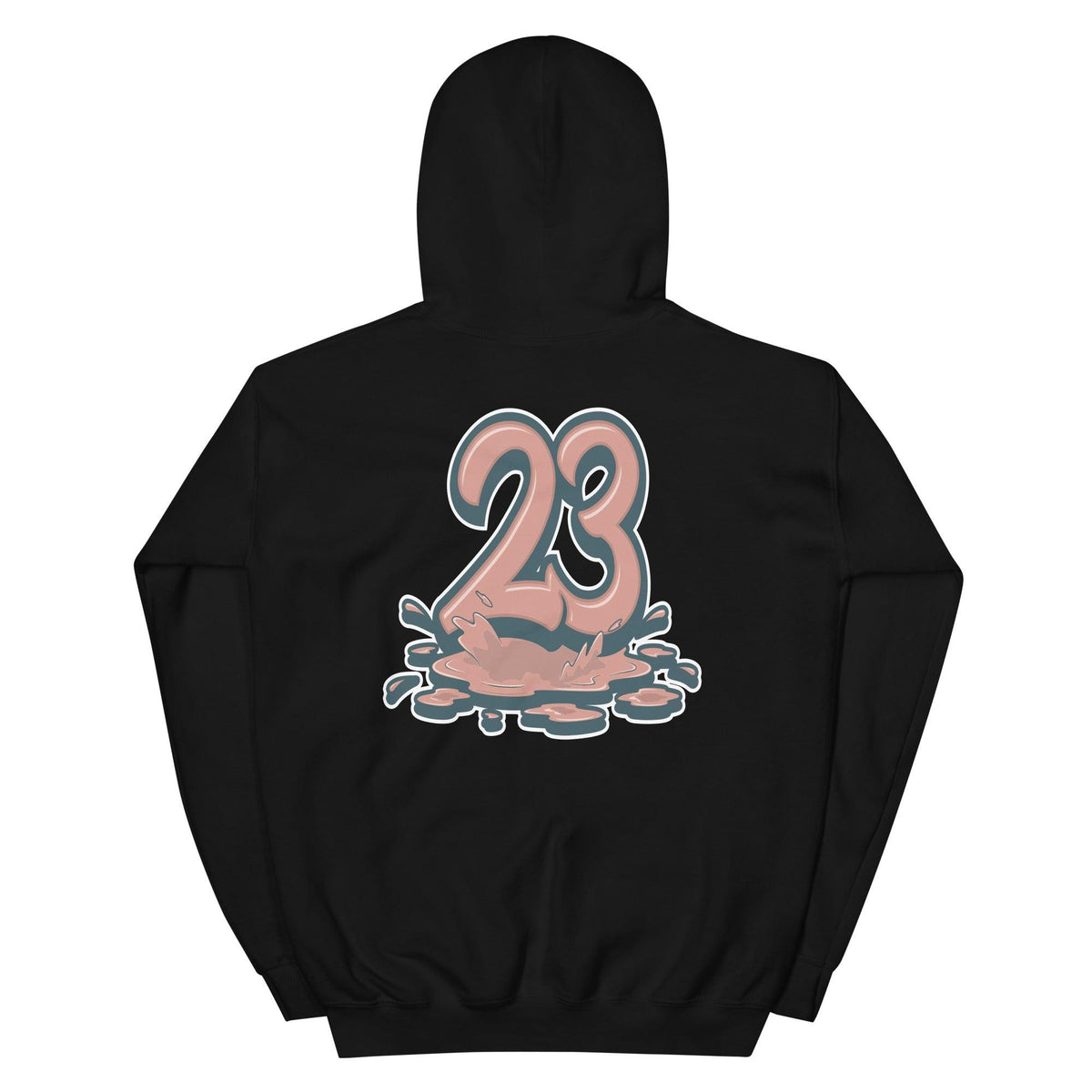 Black 23 Melting Hoodie AJ 1 Mid Dark Teal Green photo
