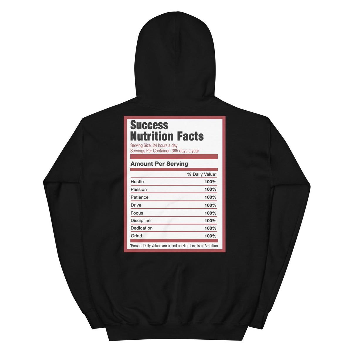 Success Nutrition Hooded Sweatshirt AJ 1 Mid Gym Red Black White photo