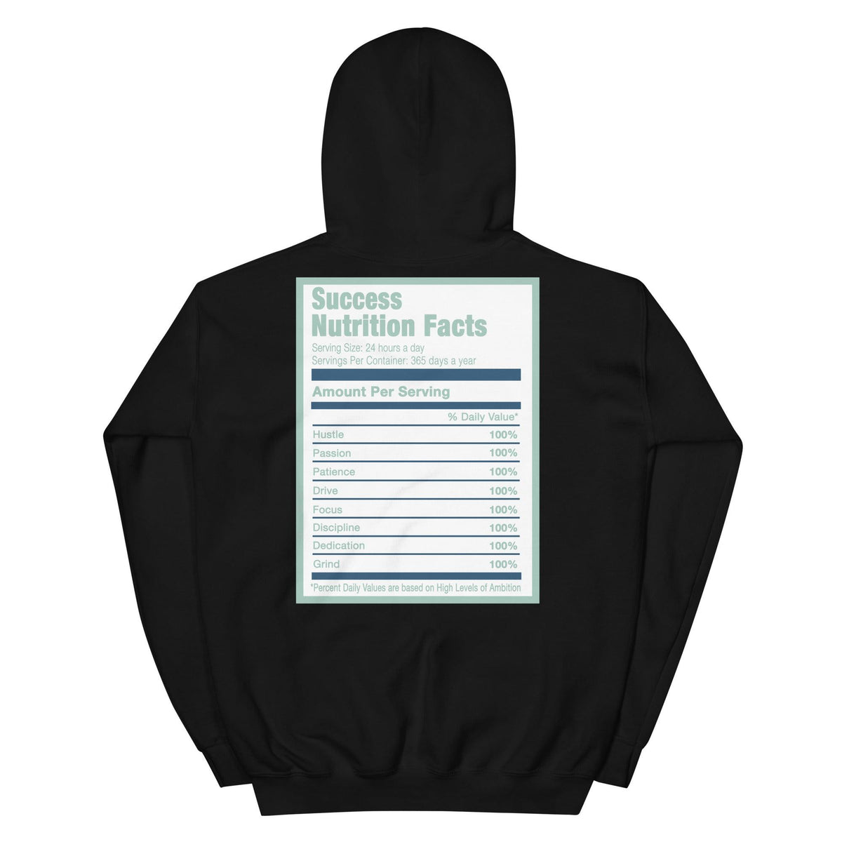 Black Success Nutrition Hoodie AJ 1 Mid Mystic Navy Mint Foam photo