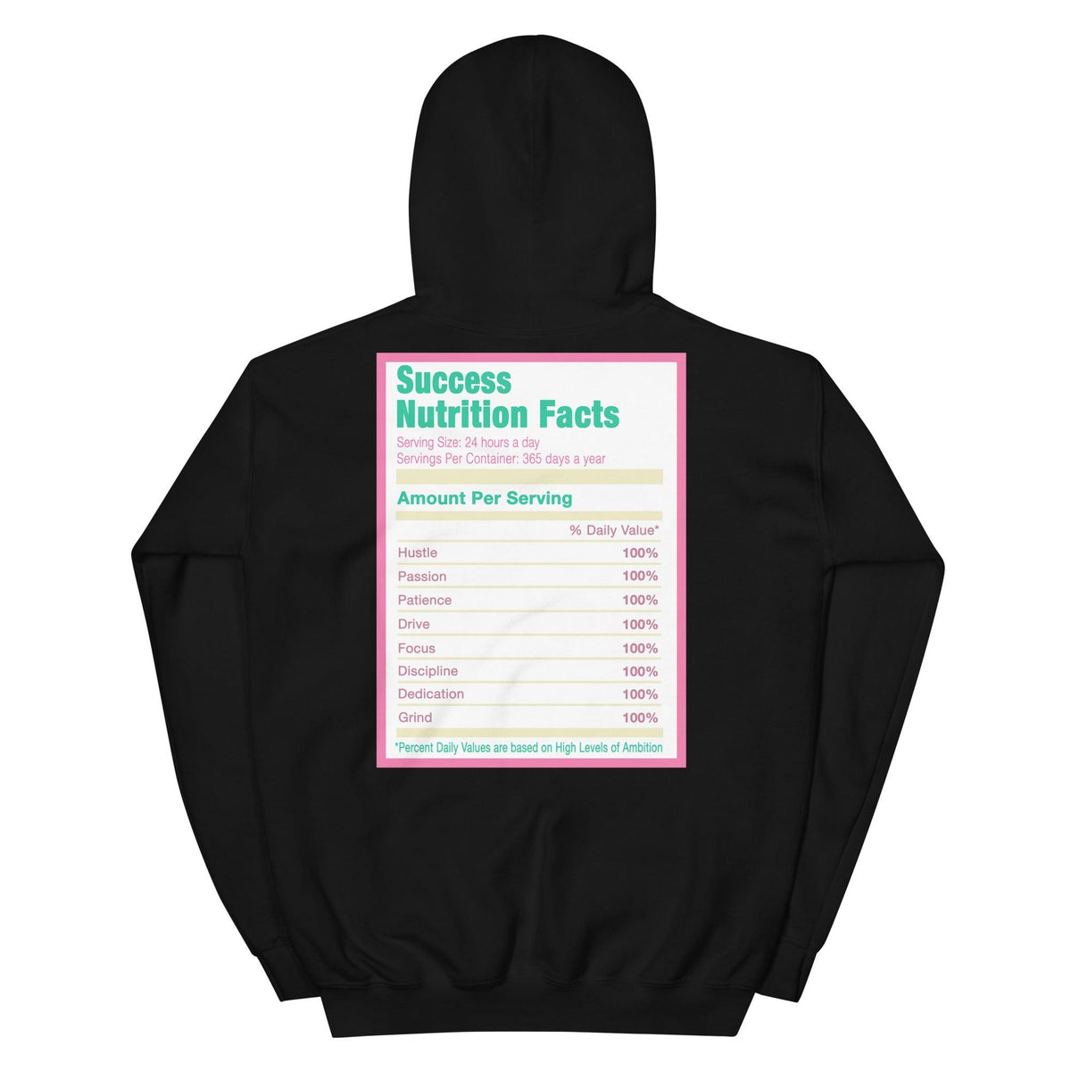 Black Success Nutrition Hoodie AJ 1 Mid Paint Drip photo