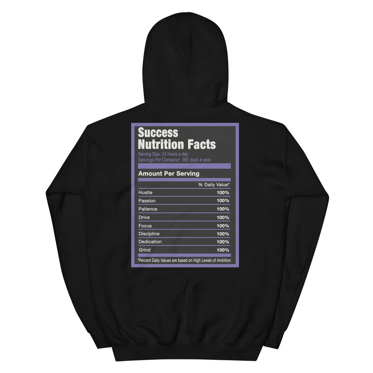 Success Nutrition Jordan 1 Hoodies Mid Purple Black photo
