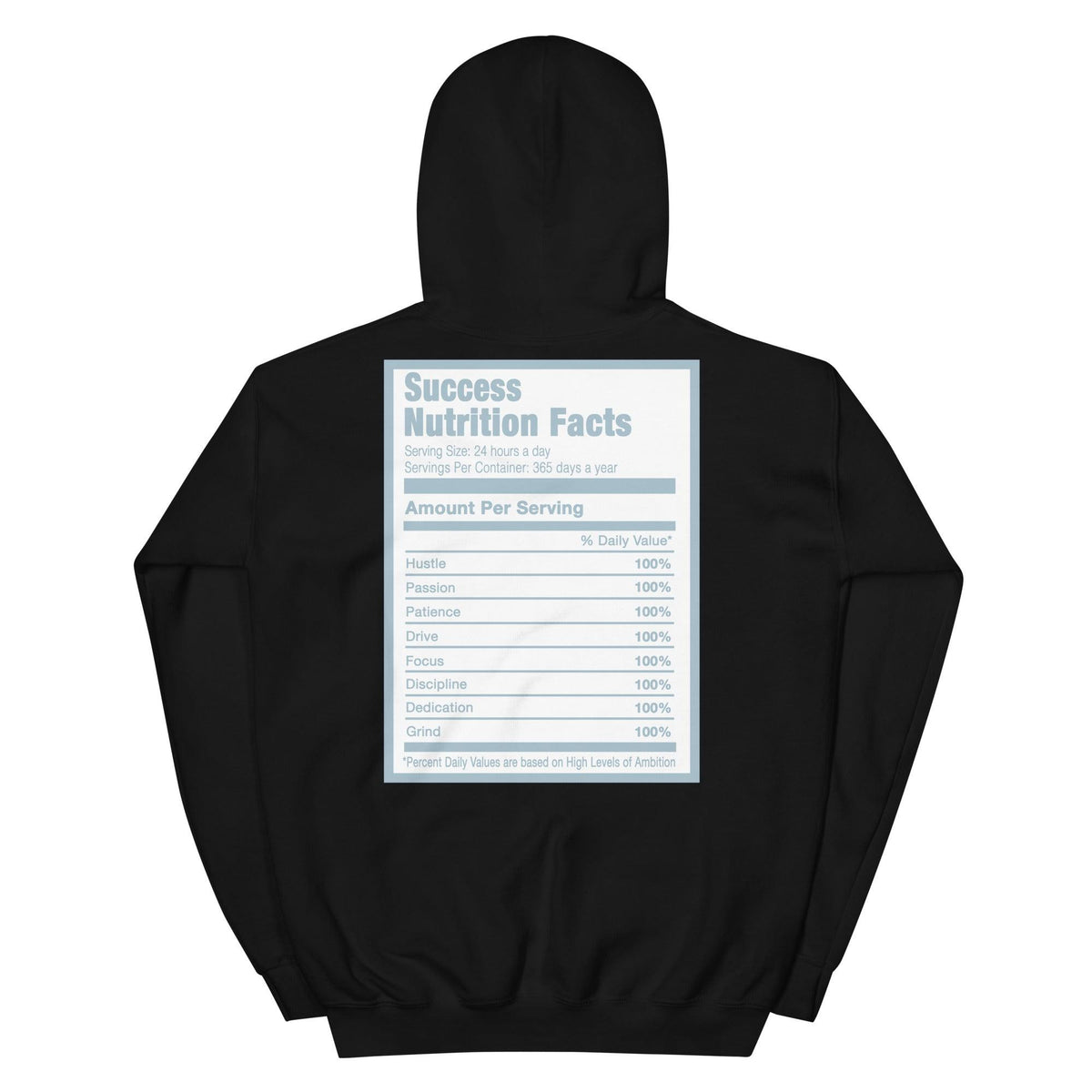 Black Success Nutrition Hoodie AJ 1 Mid UNC photo