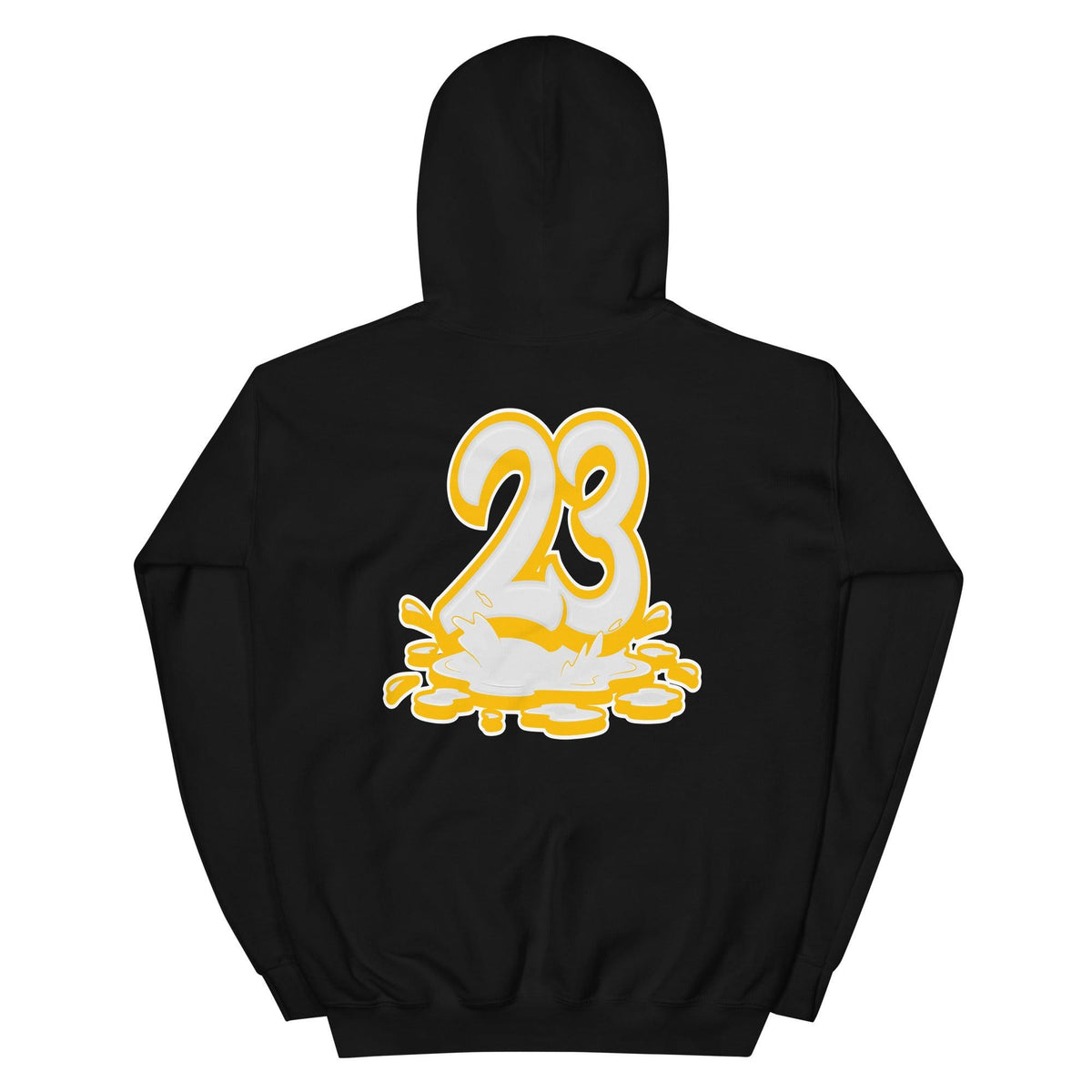 Black 23 Melting Hoodie AJ 1 Mid White University Gold photo