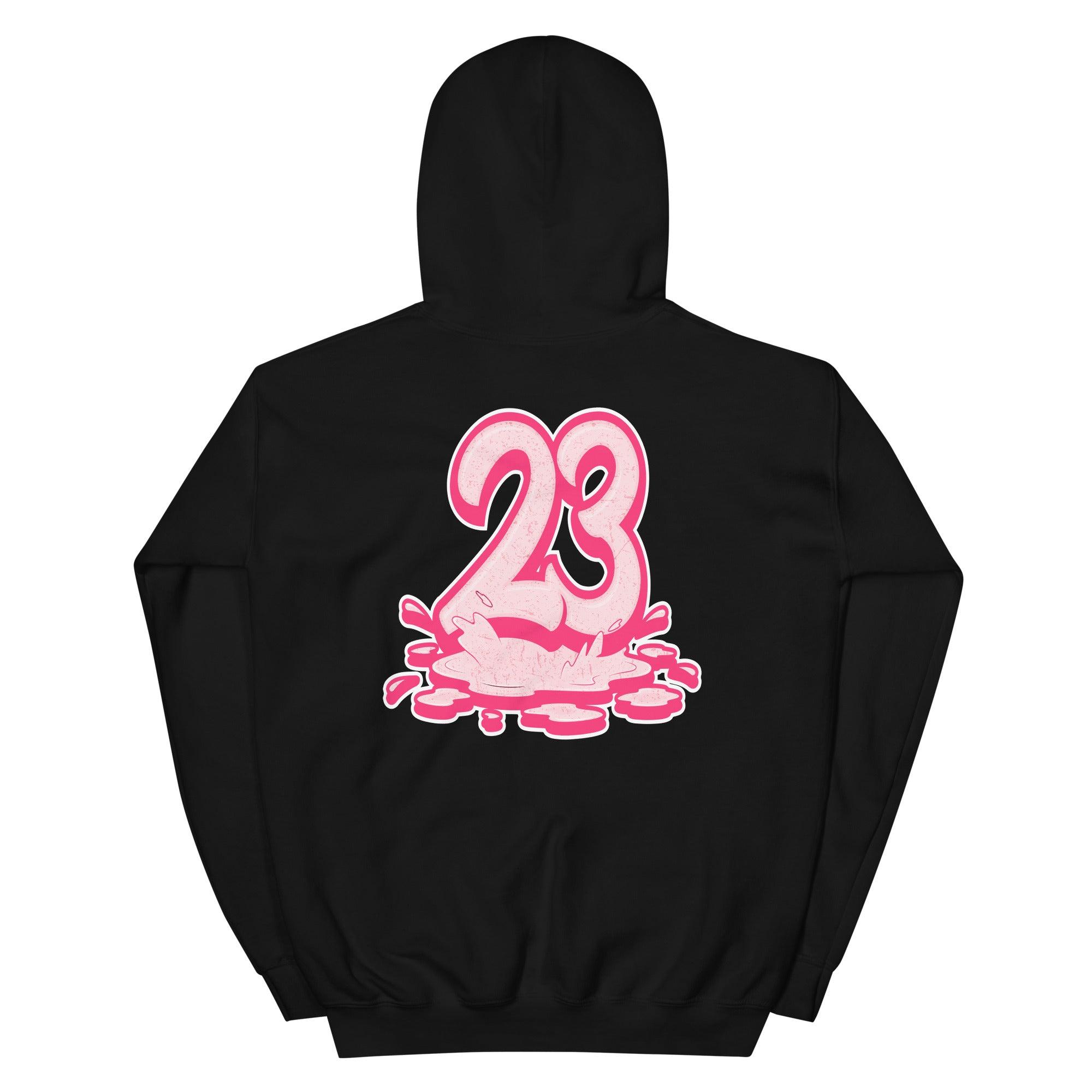 Black 23 Melting Hoodie AJ 12 Retro Arctic Punch Hyper Pink photo