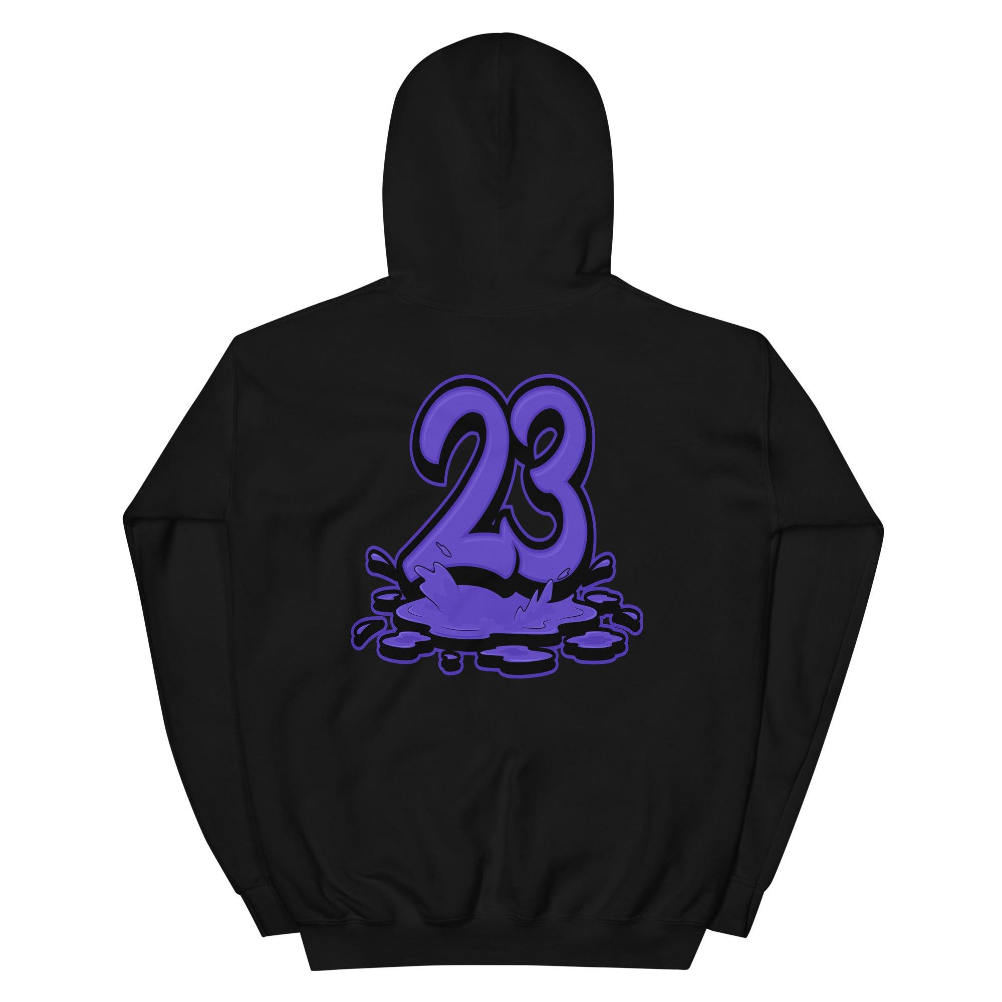 23 Melting Sweatshirt AJ 12 Retro Black Dark Concord photo