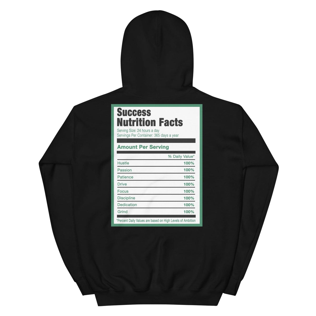 Black Success Nutrition Hoodie AJ 13 Lucky Green photo