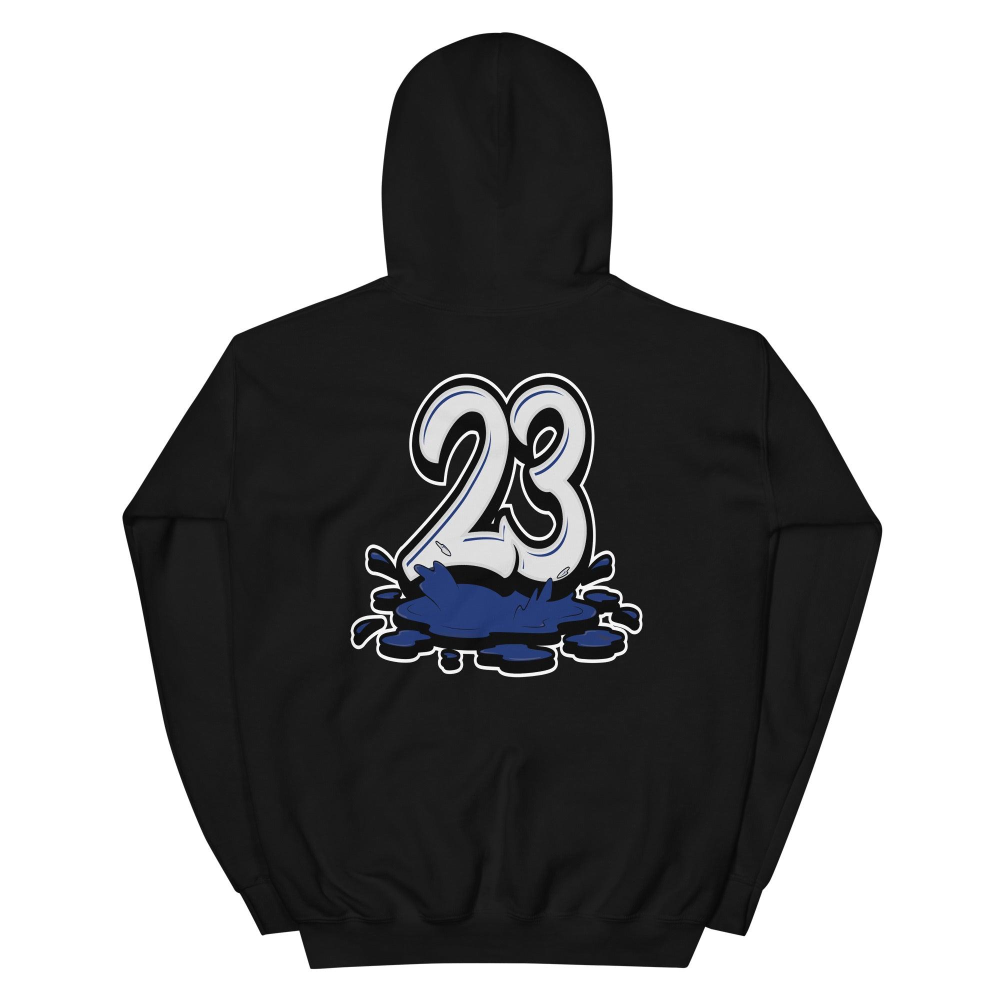 Black 23 Melting Hoodie Air Jordan 14 Hyper Royal photo