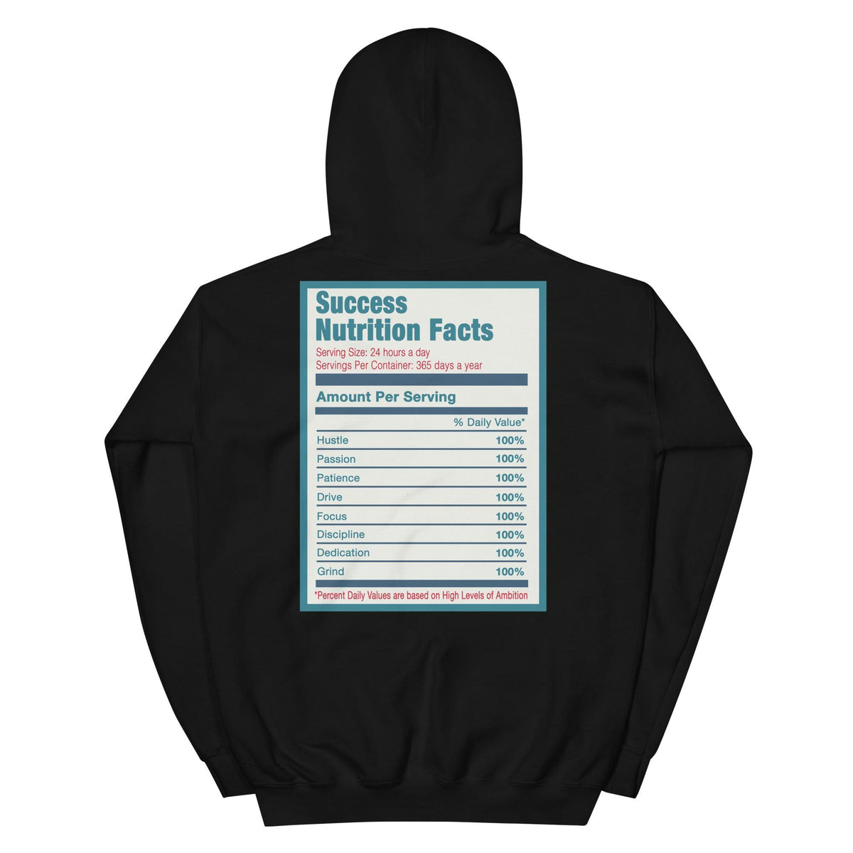 Black Success Nutrition Hoodie AJ 4 Deep Ocean photo