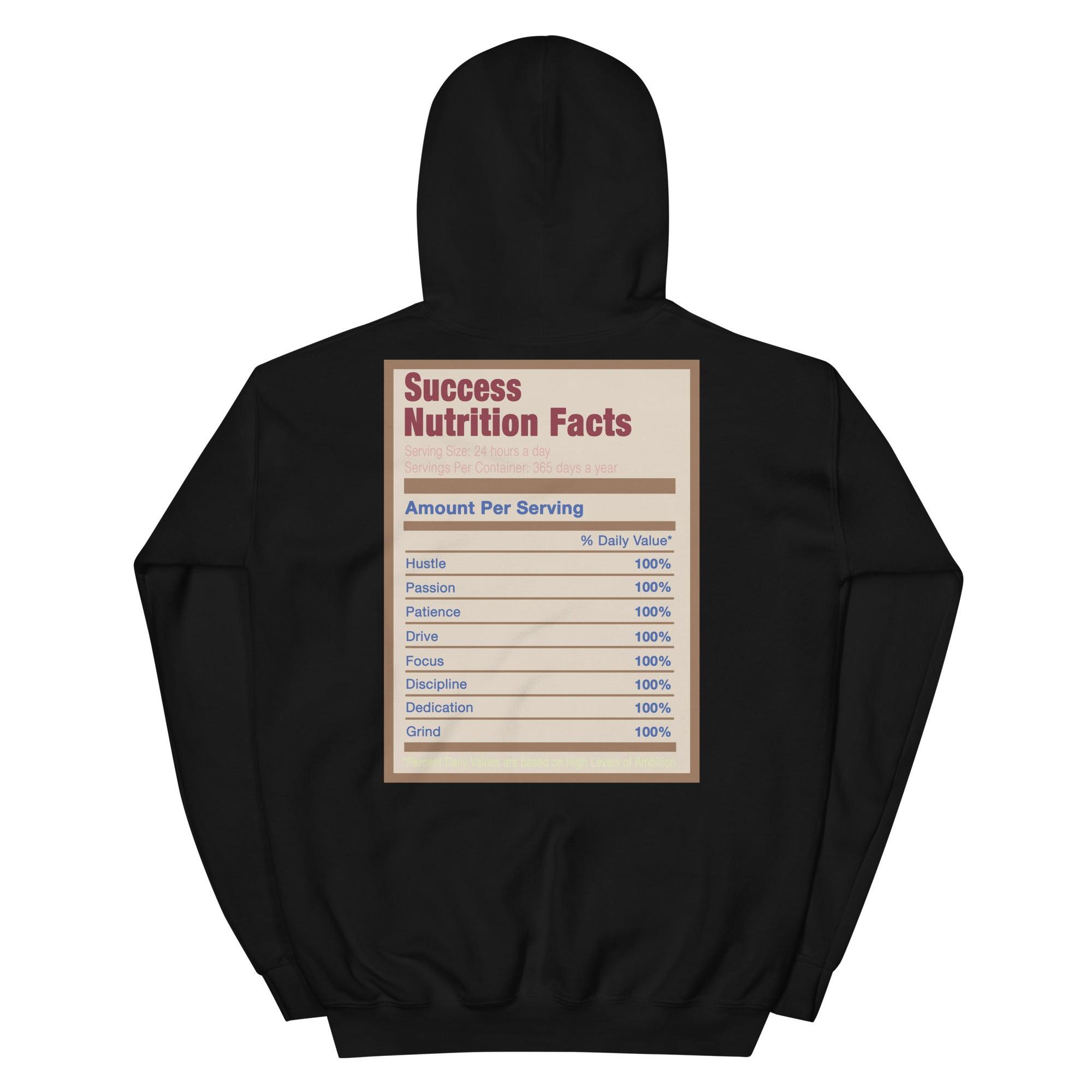 Black Success Nutrition Facts Hoodie AJ 4 Wild Things photo