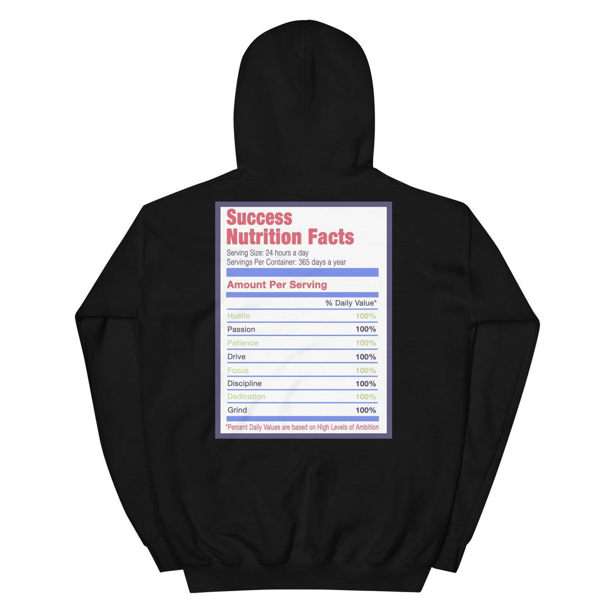 Black Success Nutrition Hoodie AJ 5 Retro Alternate Bel Air photo