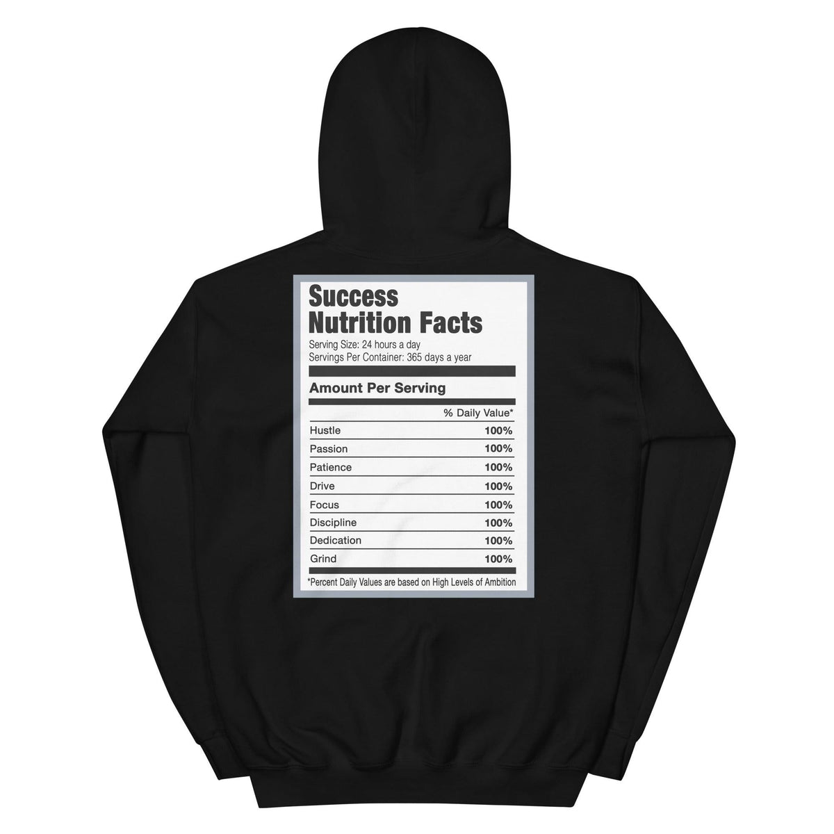 Black Success Nutrition Hoodie AJ 5 Oreo Moonlight photo