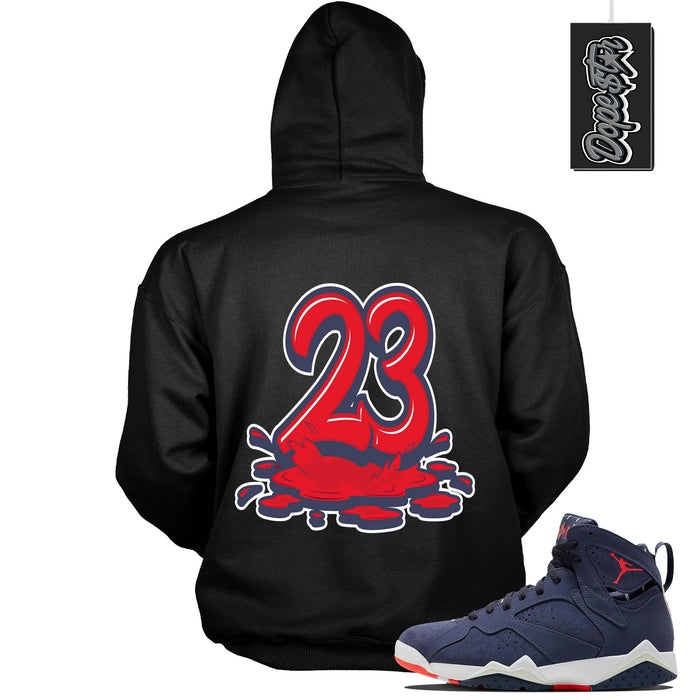 Number 23 Melting Hoodie AJ 7 Retro Quai 54 photo