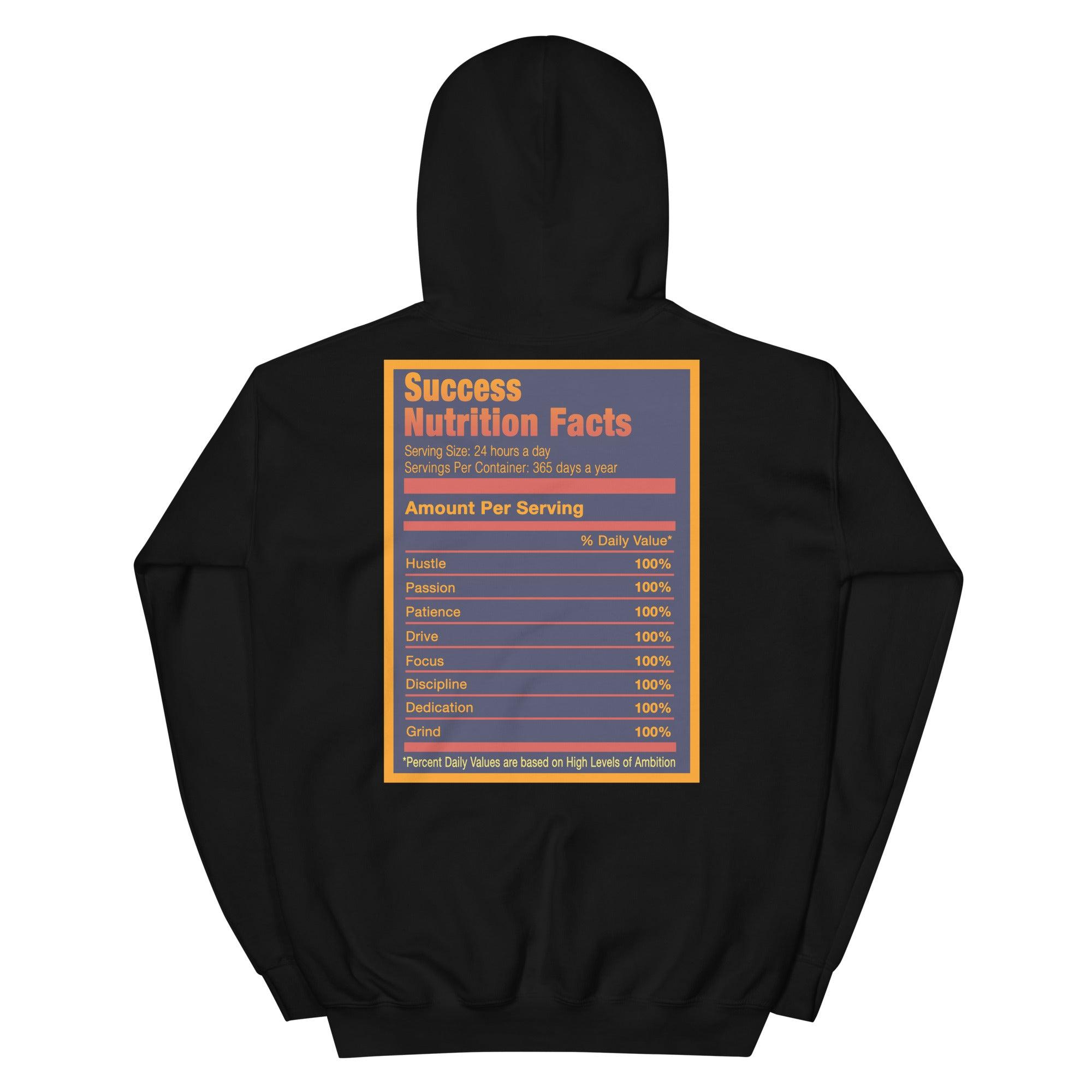 Black Success Nutrition Hoodie Nike Air Foamposite One Blud Void Rugged Orange photo