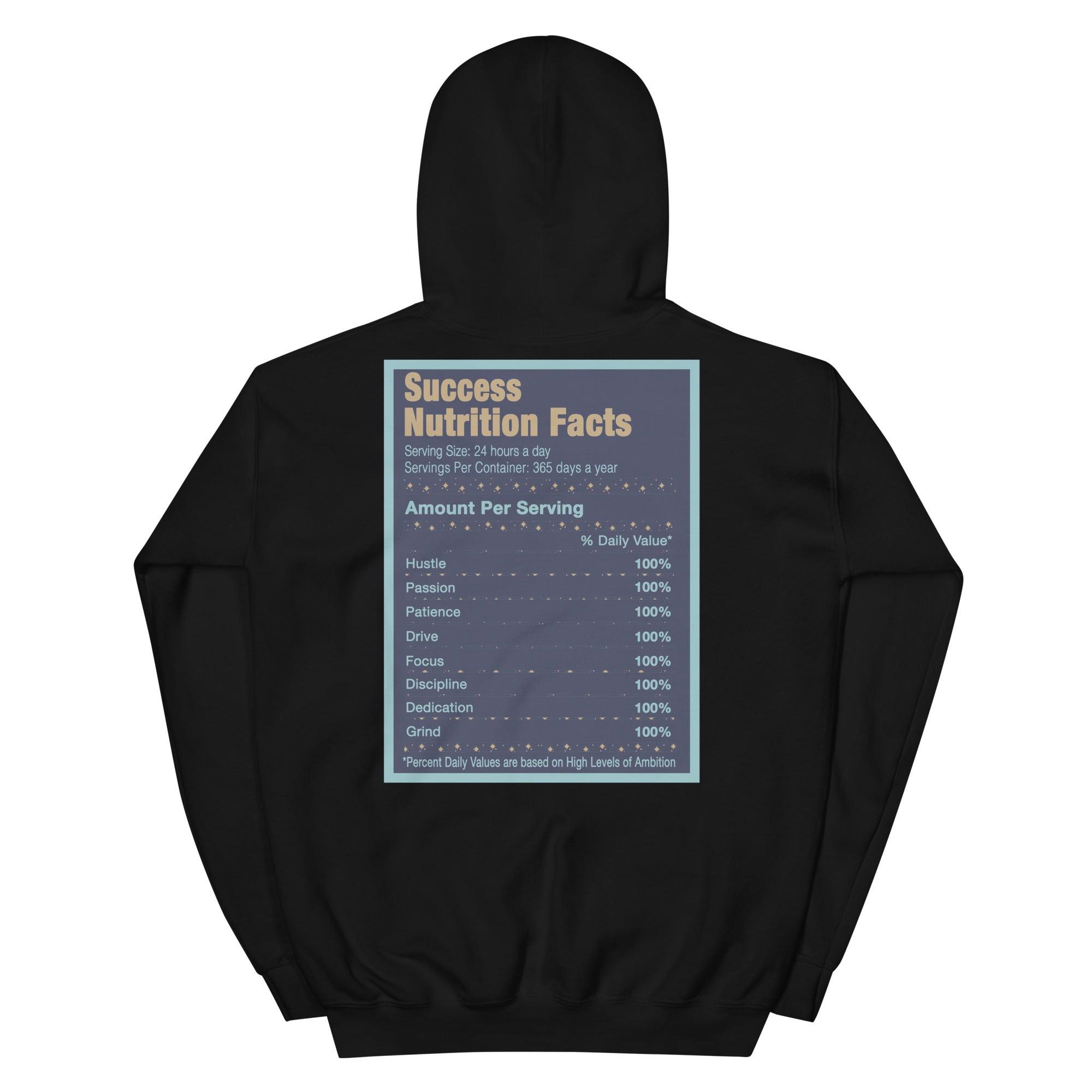 Black Success Nutrition Hoodie Air Foamposite One Obsidian Metallic Gold photo