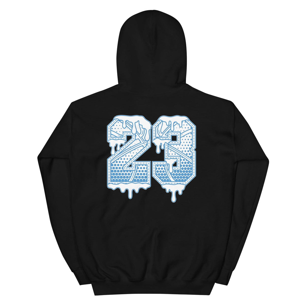 Black 23 Ball Hoodie Nike Air Force 1 High White University Blue photo