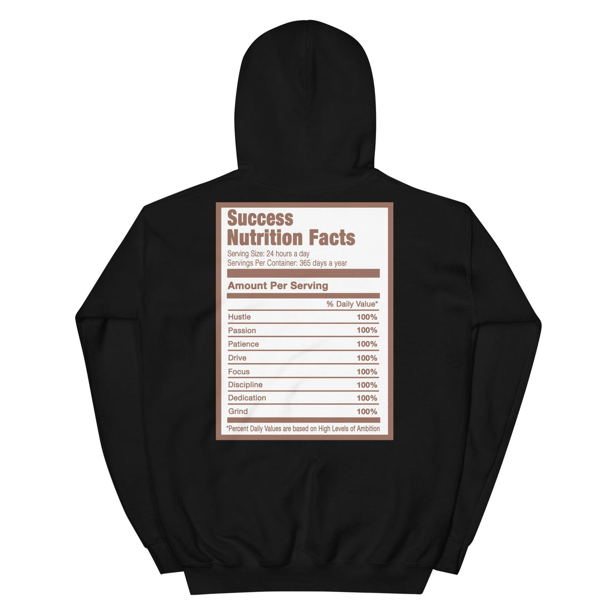 Black Success Nutrition Hoodie Nike Air Force 1 Low Pecan photo