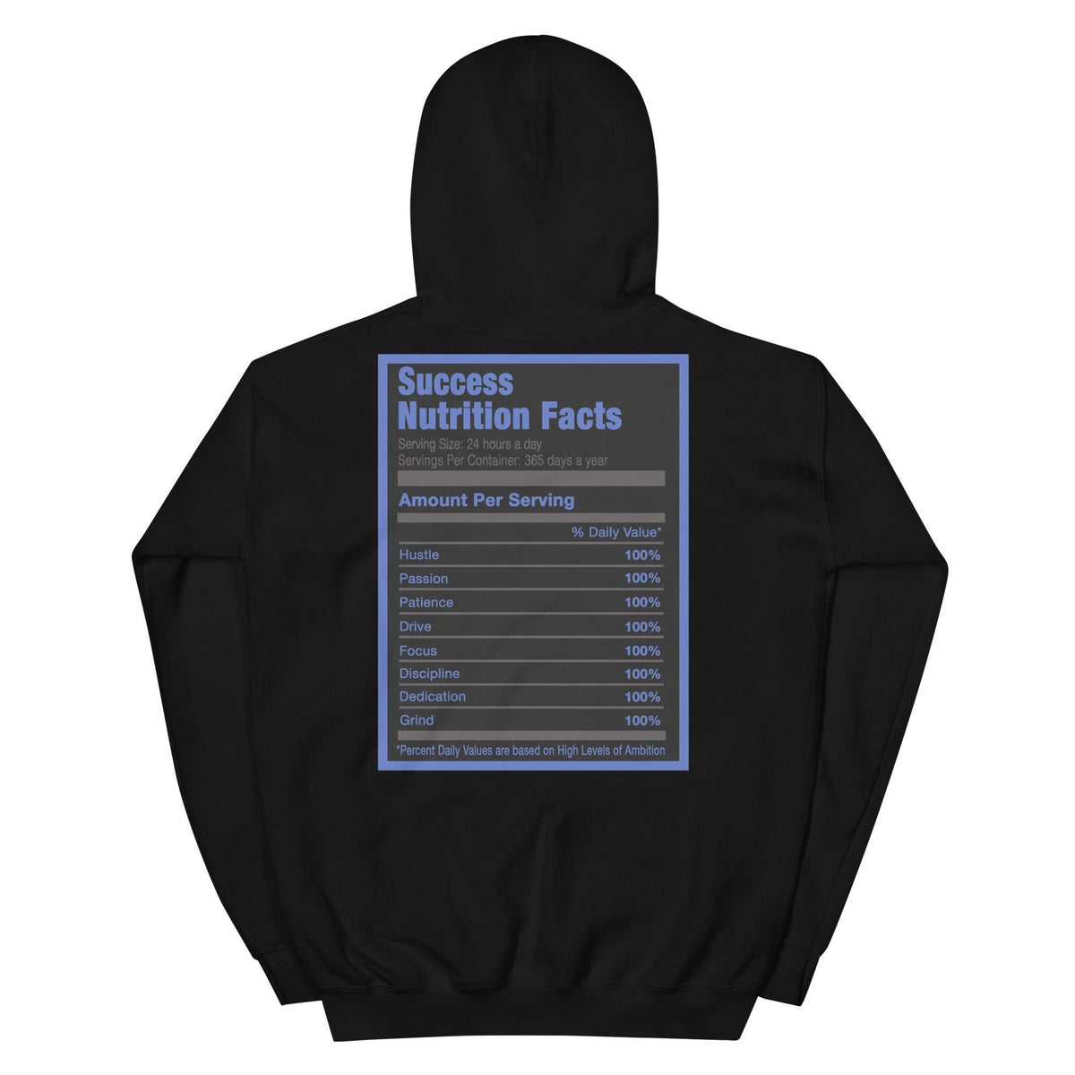 Black Success Nutrition Hoodie Yeezy Boost 350 V2 Dazzling Blue photo