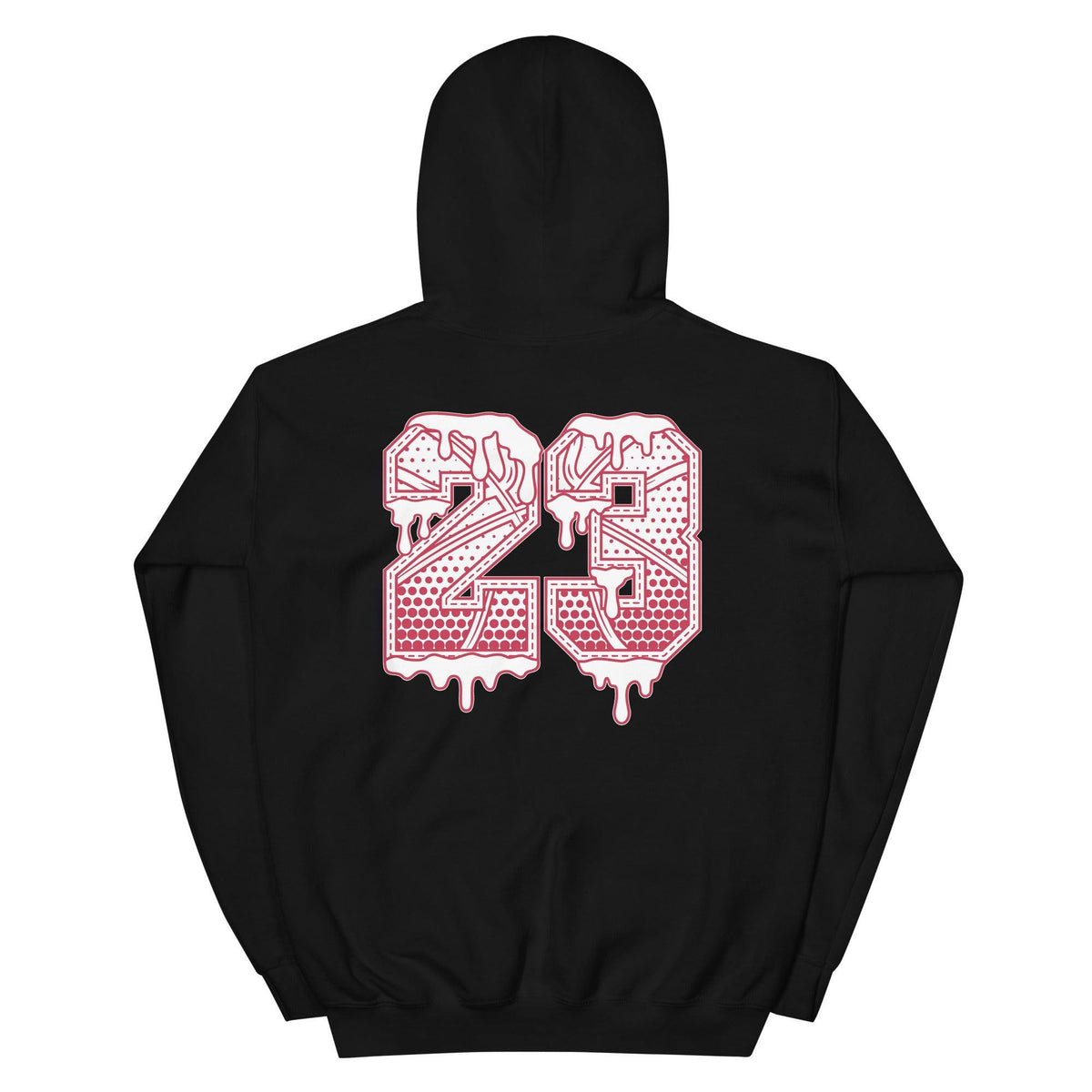 Black 23 Ball Hoodie Nike Dunk High Championship White Red photo