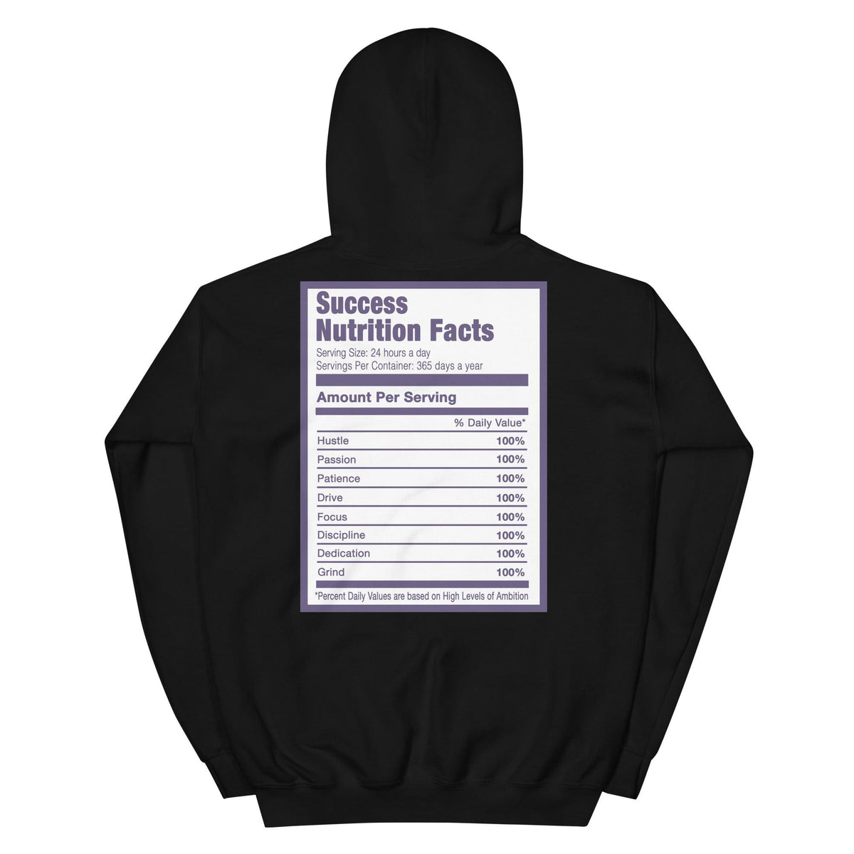 Black Success Nutrition Hoodie Nike Dunk Low Championship Court Purple photo