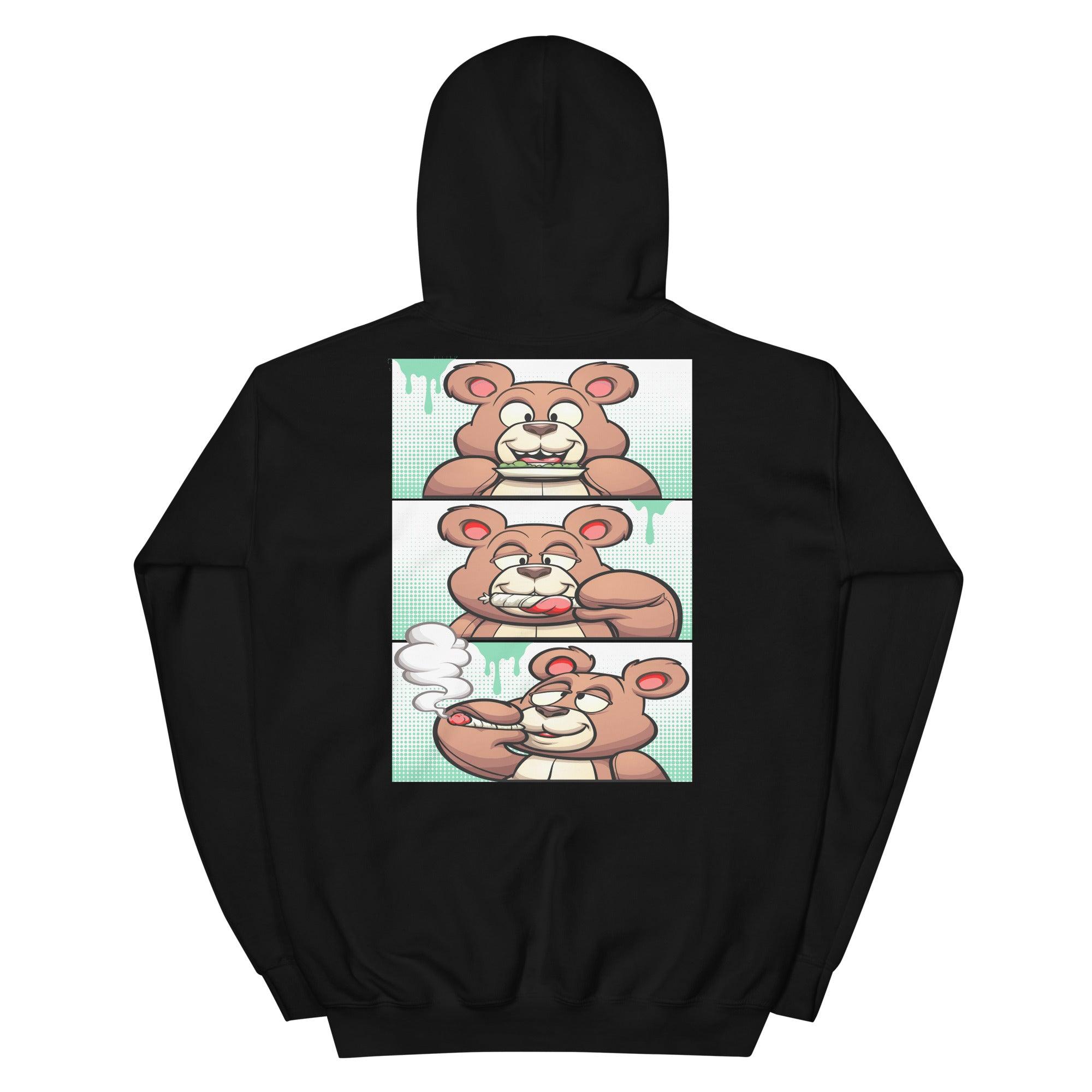 Black Roll It Hoodie Nike Dunk Low Green Glow photo