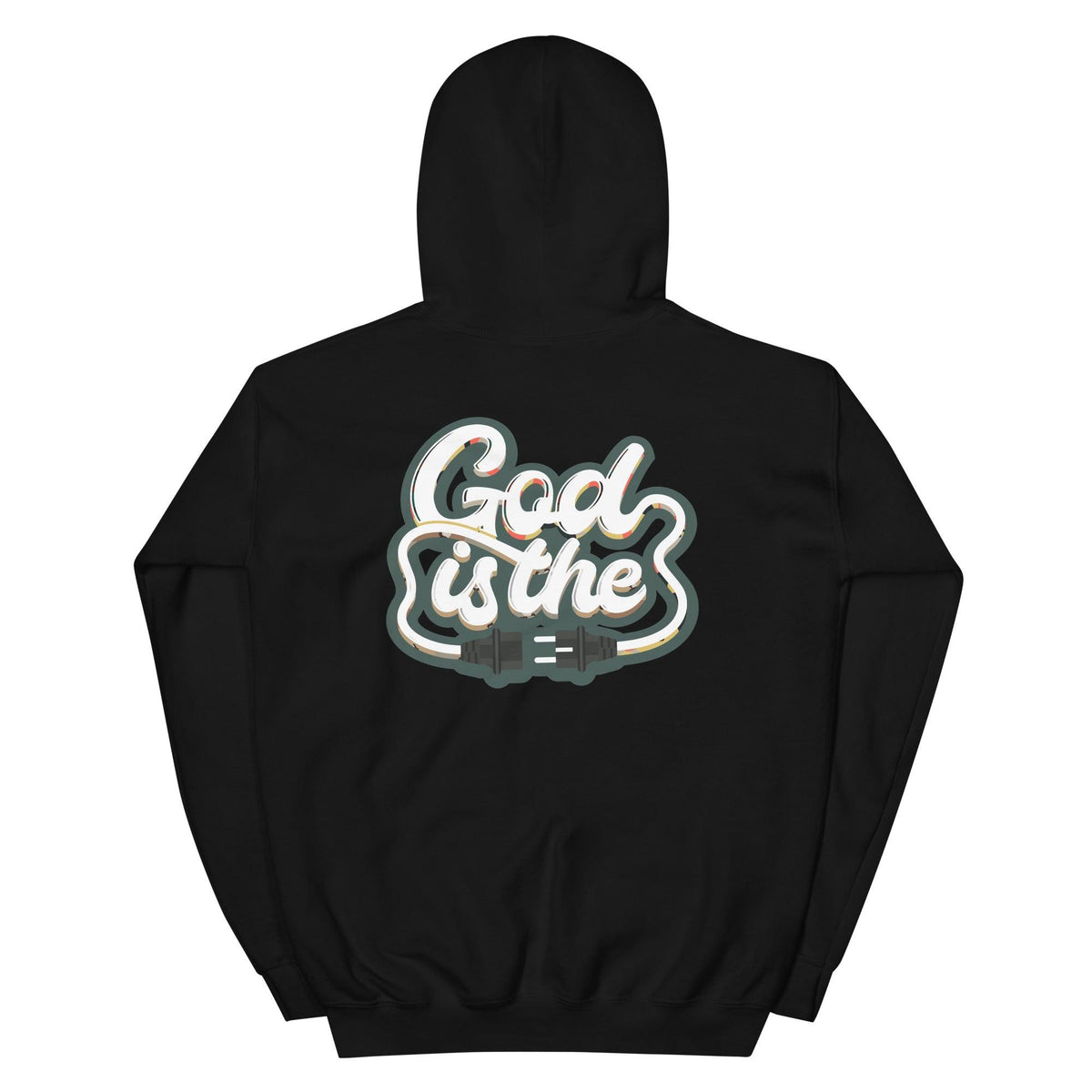 Black God Is The Plug Hoodie Nike Dunk Low Sail Multi Camo photo