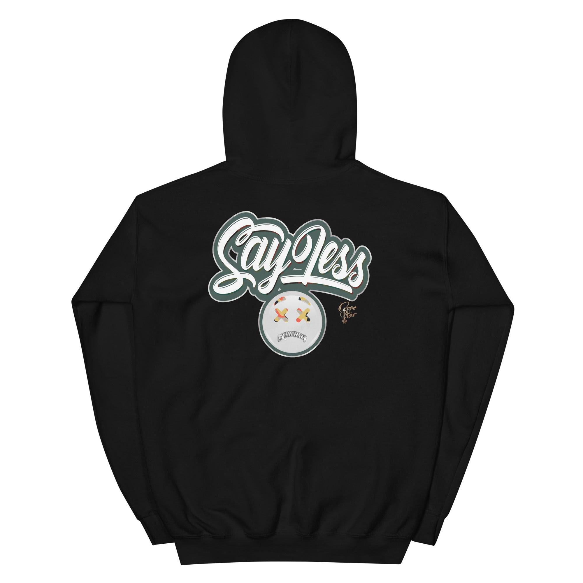 Black Say Less Hoodie Nike Dunk Low Sail Multi Camo photo