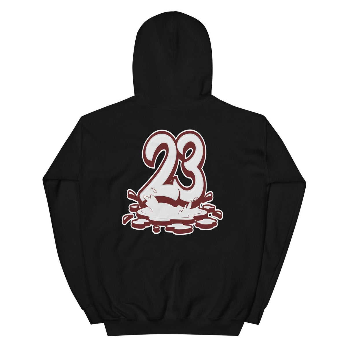 Black 23 Melting Hoodie Nike Dunk Low Team Red photo