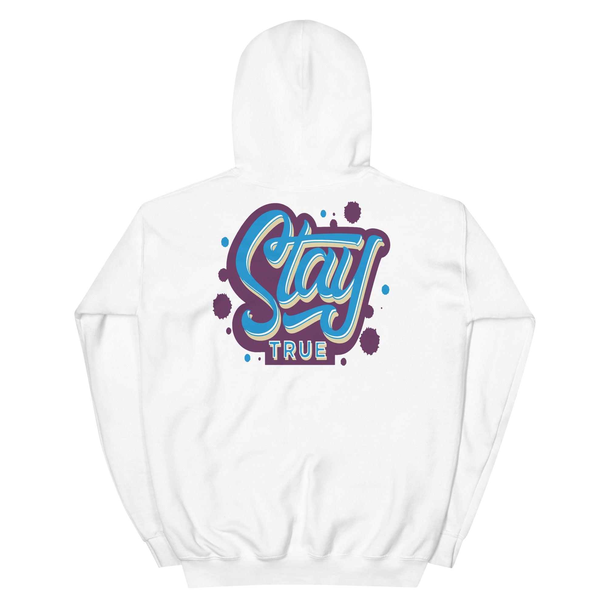 White Stay True Hoodie Nike Dunk Low Undefeated 5 On It Dunk vs AF1 photo