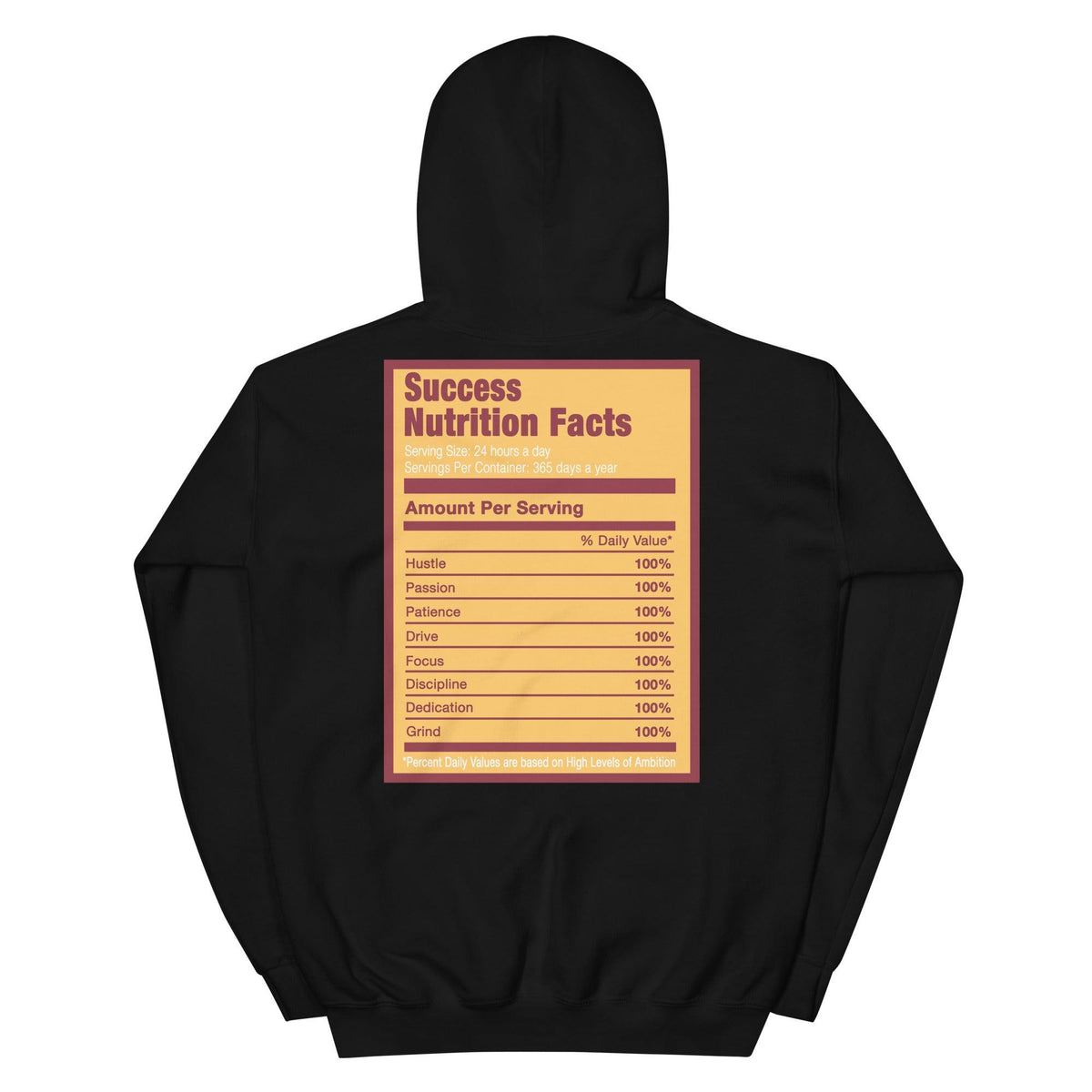 Black Success Nutrition Facts Hoodie Nike Dunk Midas Gold photo