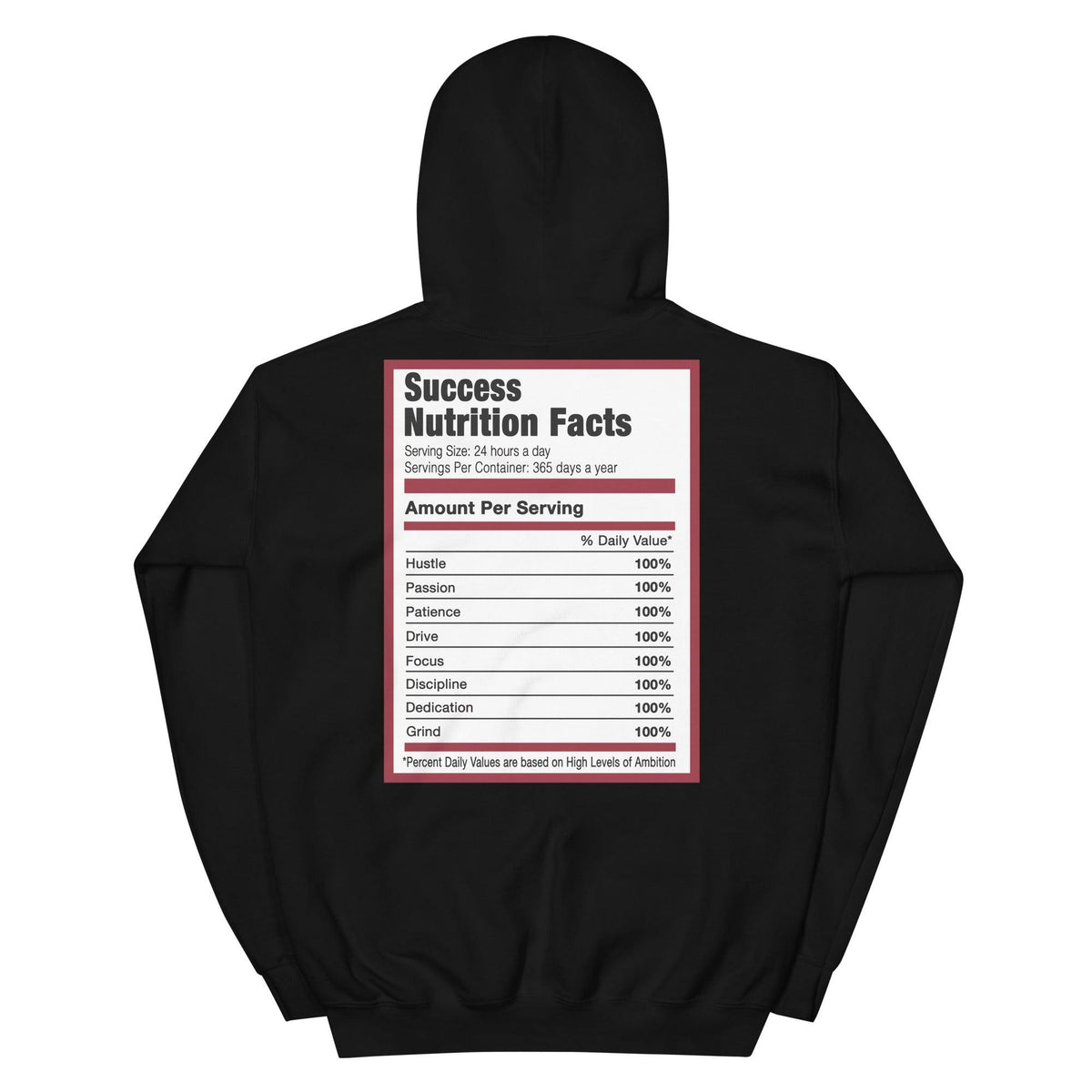 Black Success Nutrition Facts Hoodie Yeezy Boost 350 V2 Zebra photo