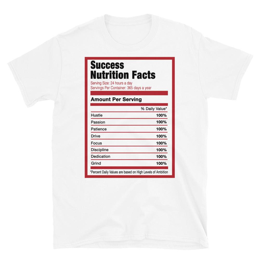 White Success Nutrition Shirt AJ 1 Retro High OG Heritage photo