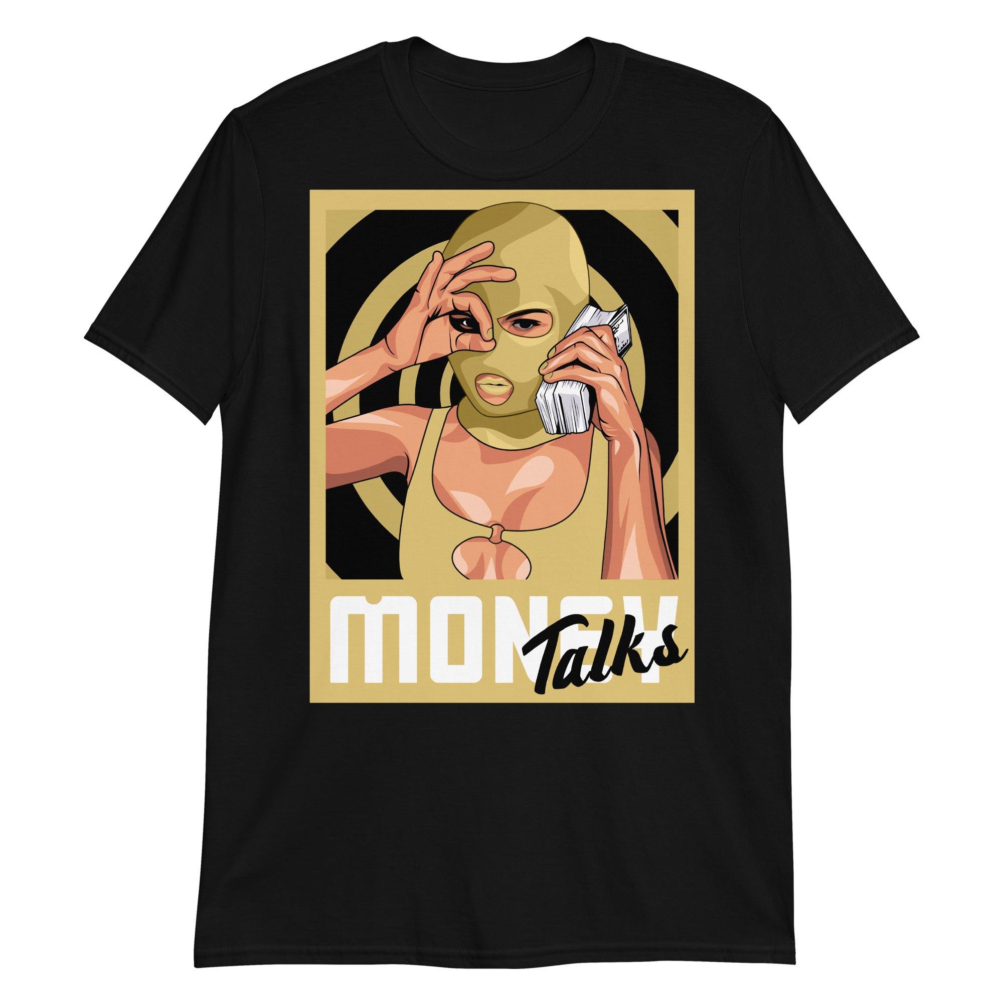 Black Money Talks Shirt AJ 1 Retro High Pollen photo