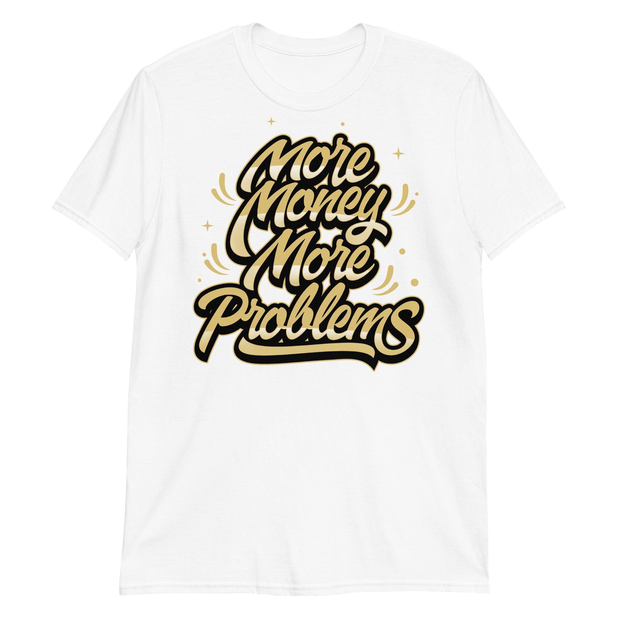 White More Money More Problems Shirt AJ 1 Retro High Pollen photo