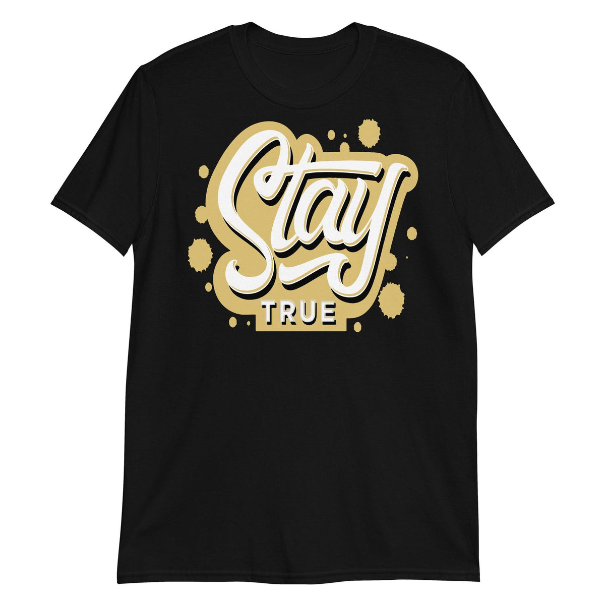 Black Stay True Shirt AJ 1 Retro High Pollen photo