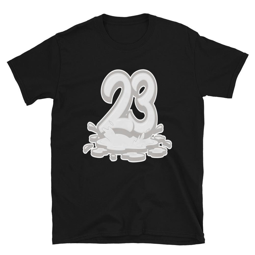 Black 23 Melting Shirt AJ 1 Low OG Neutral Grey photo
