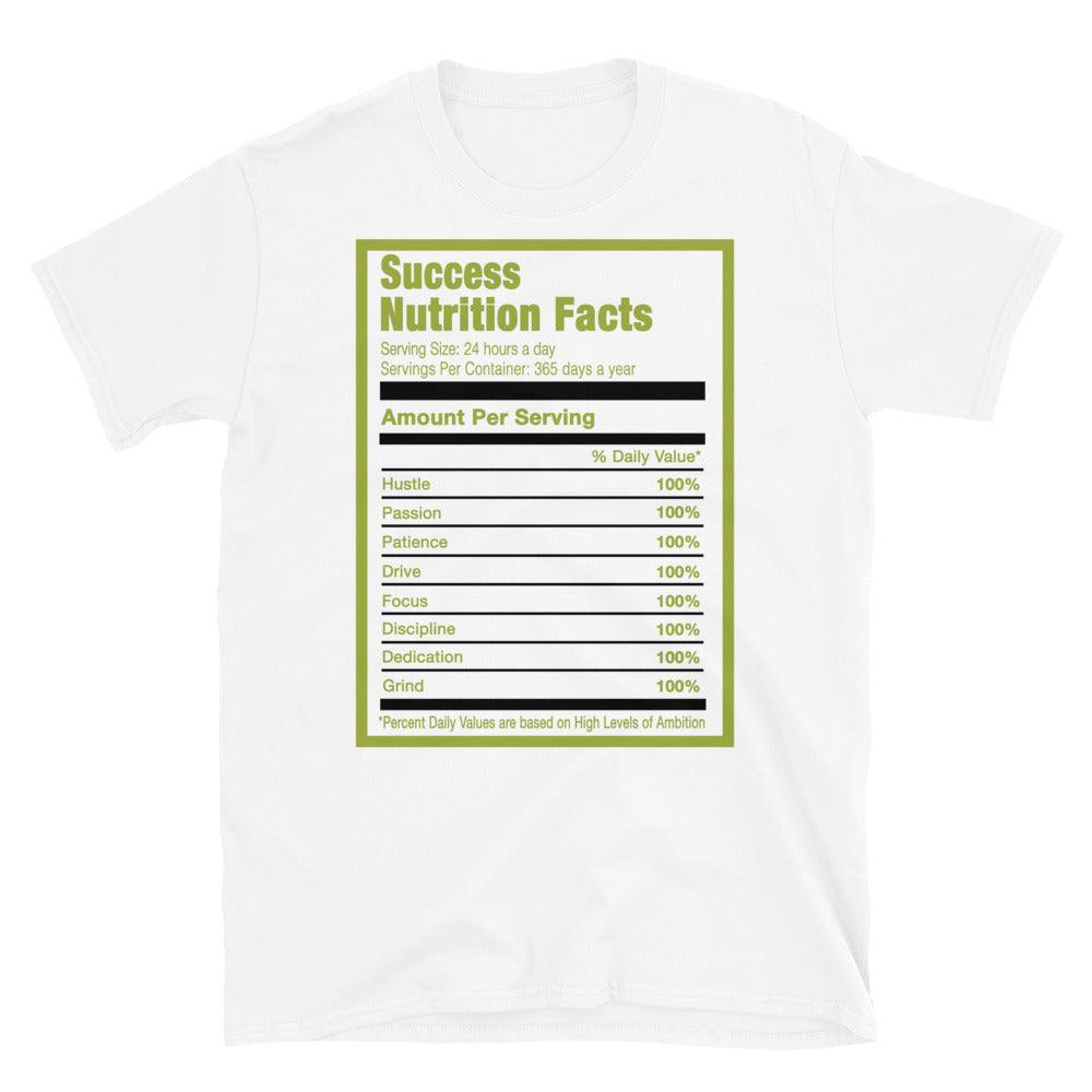 White Success Nutrition Shirt AJ 1 Low Snakeskin Vivid Green photo