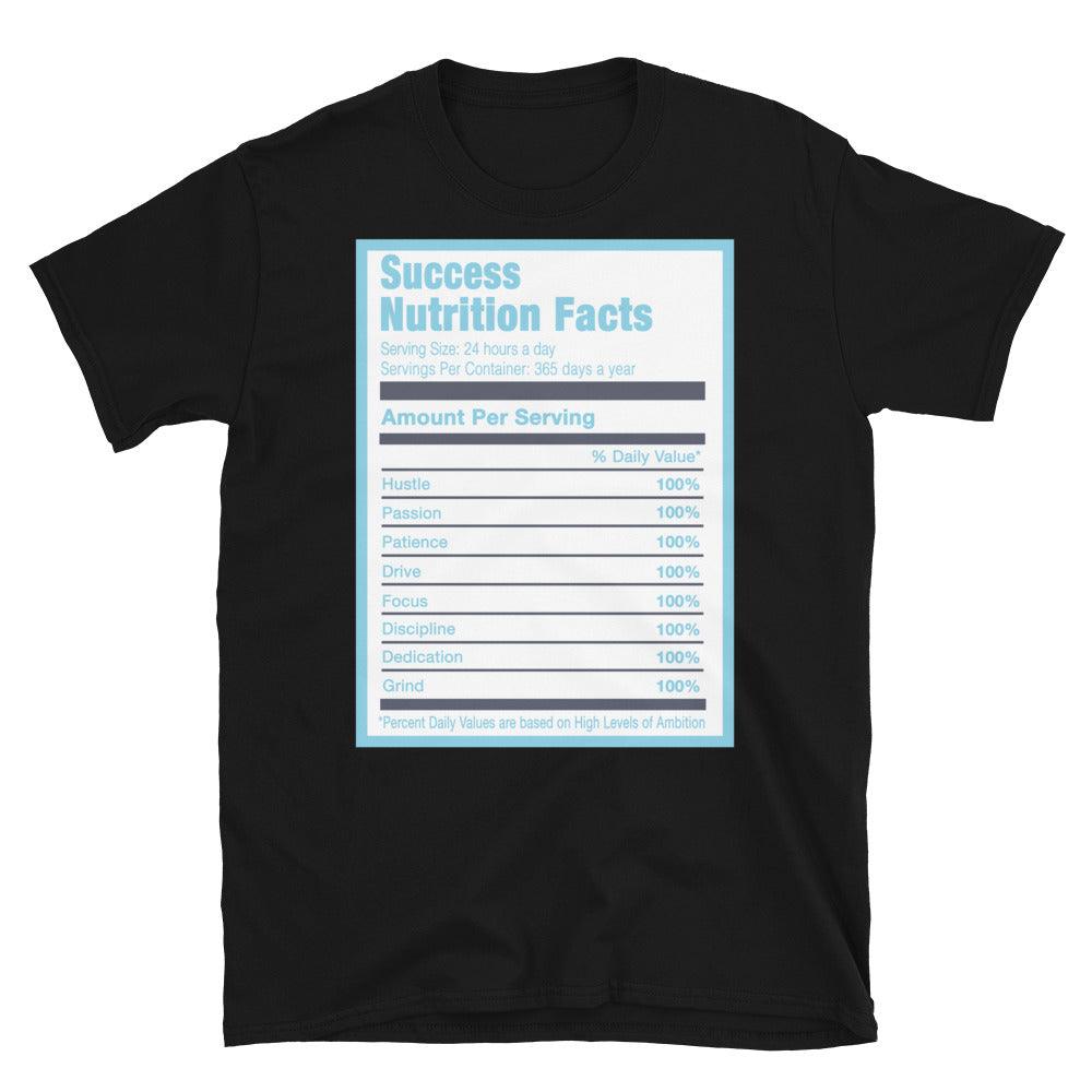 Black Success Nutrition Shirt AJ 1 Low UNC 2021 photo