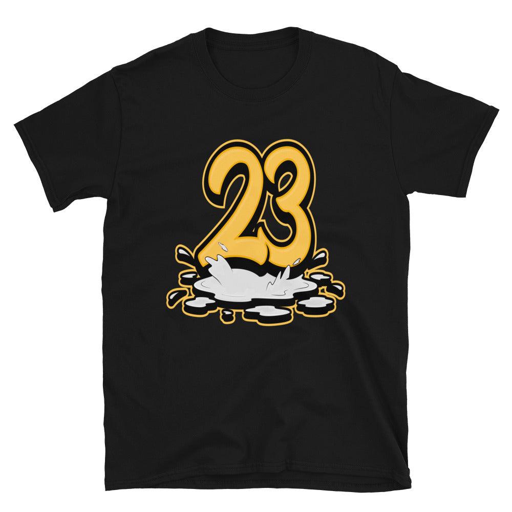 Black 23 Melting Shirt Air Jordan 1 Mid Taxi photo