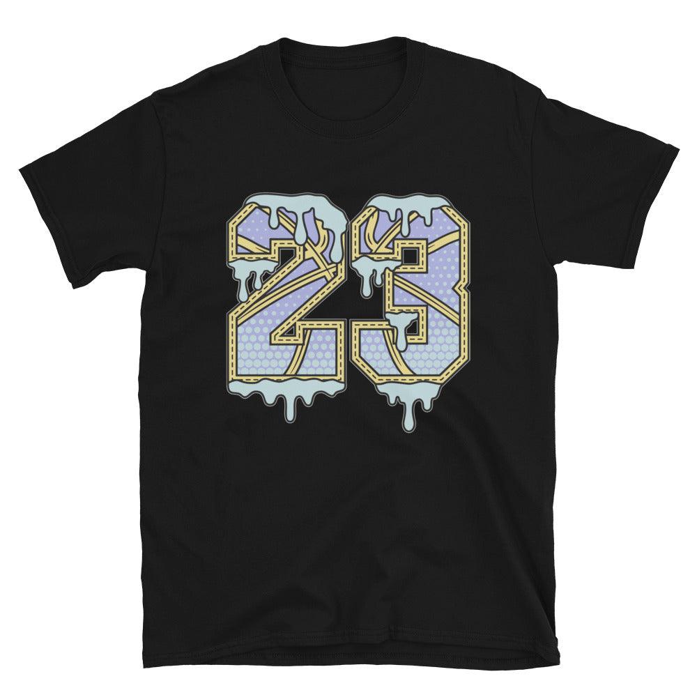 Black 23 Melting AJ 1 Purple Pulse Shirt photo
