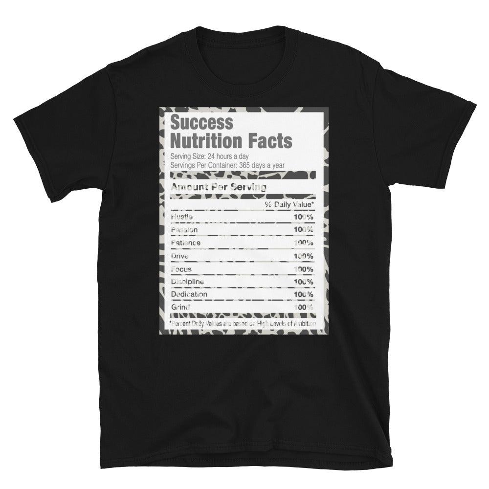 Black Success Nutrition Facts Shirt AJ 11 Animal Instinct photo