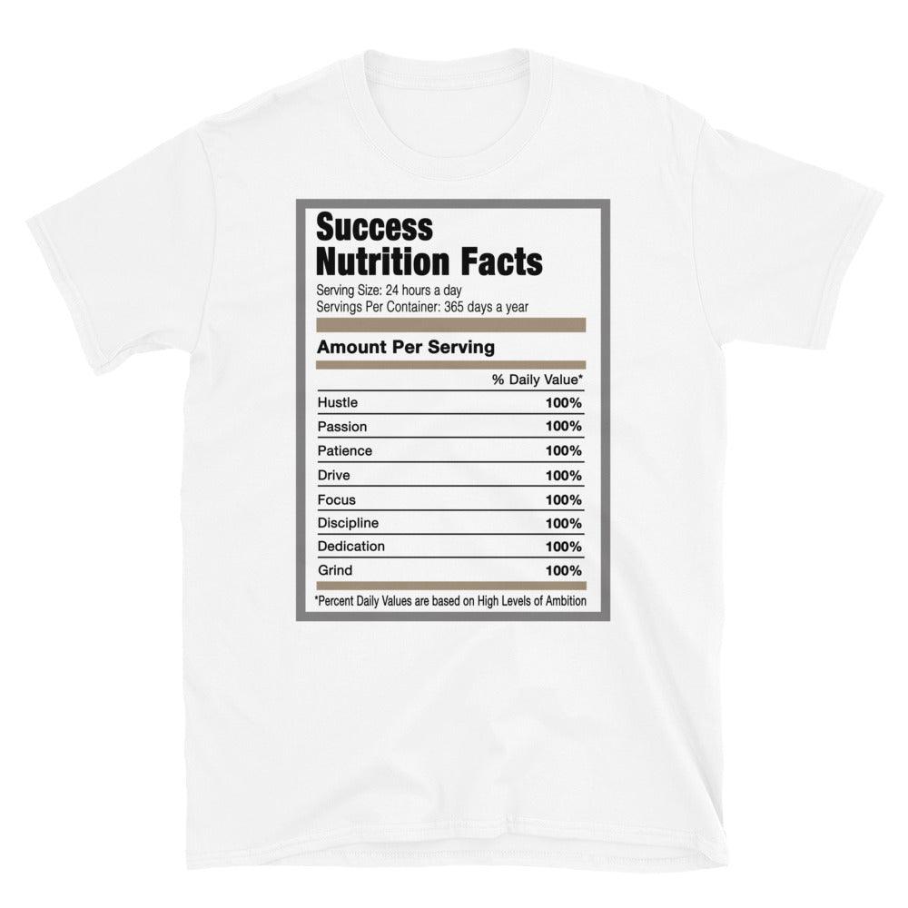 White Success Nutrition Shirt AJ 12 Retro Playoffs photo