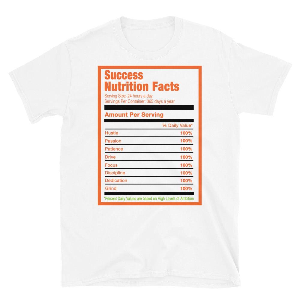 White Success Nutrition Facts Shirt AJ 13 Retro Starfish photo