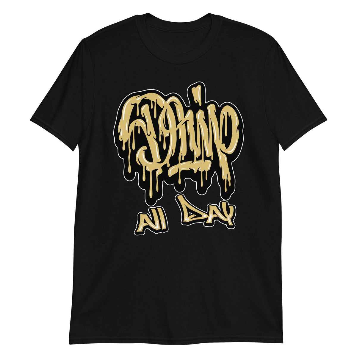 Drip All Day Sneaker Tee AJ 1s Retro High Pollen  photo