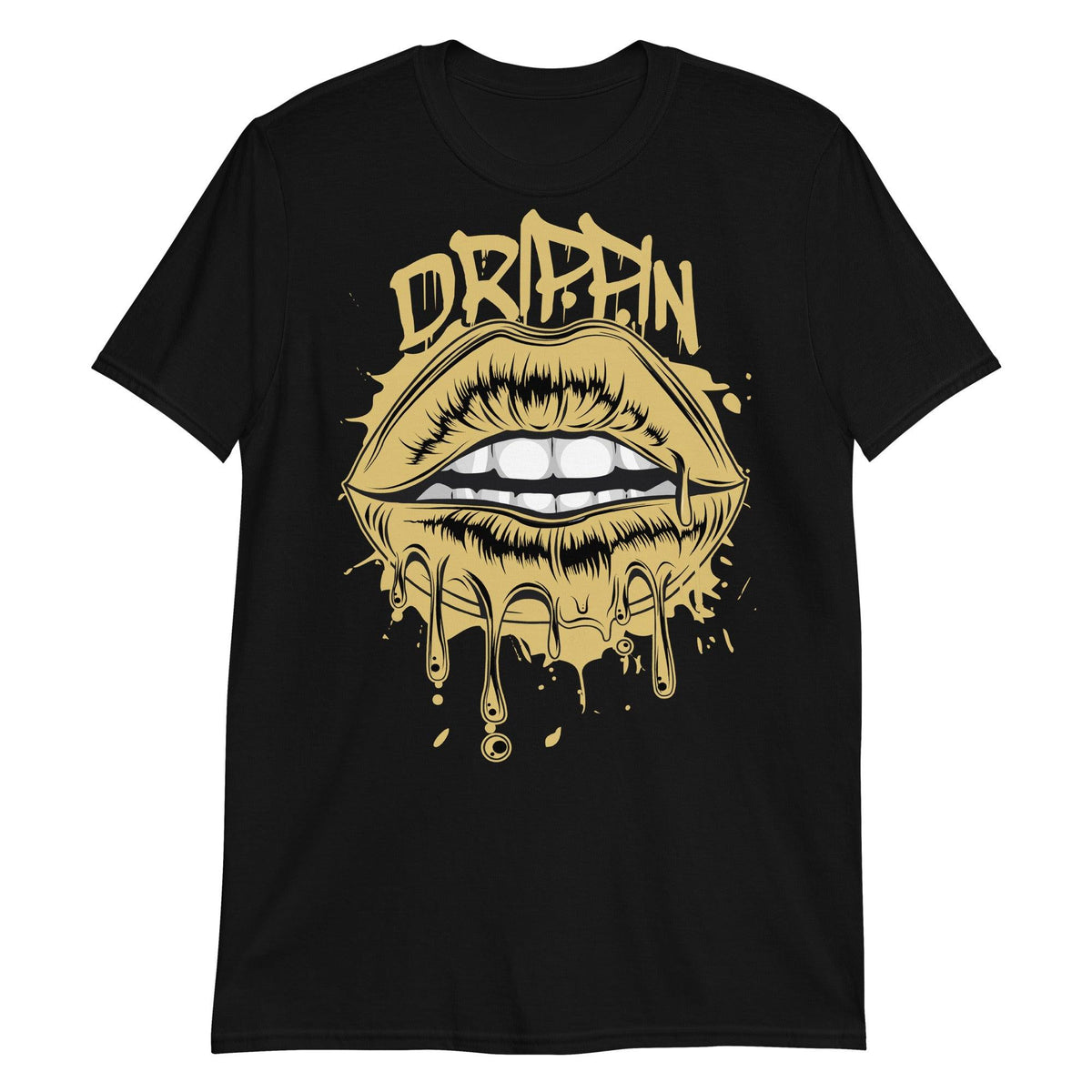 Drippin Lips Shirt AJ 1s Retro High Pollen Sneakers photo