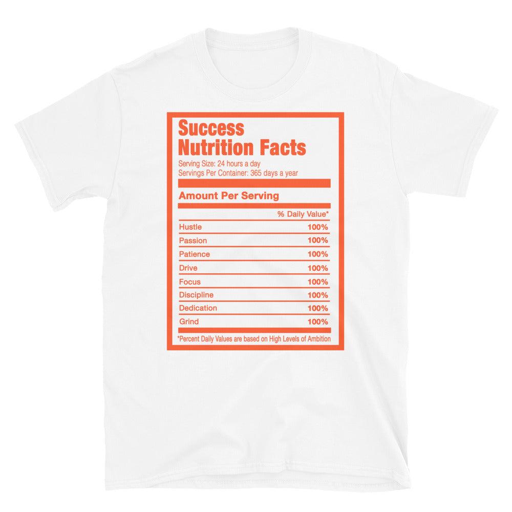 White Success Nutrition Shirt AJ 1s KO Syracuse photo